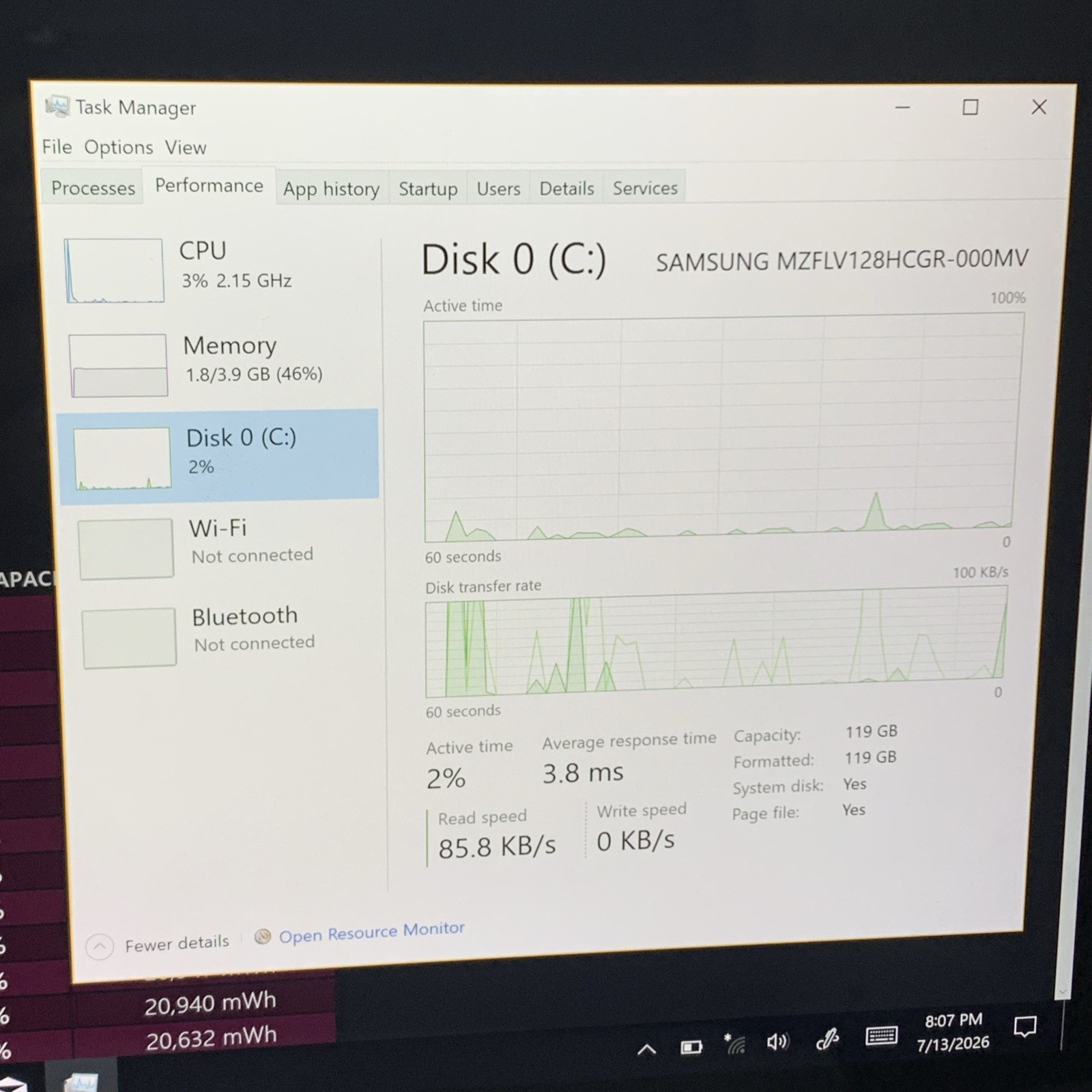 Microsoft Surface Pro 4 1724 Intel i5-6300U 4GB RAM 128GB Windows 10 Pro