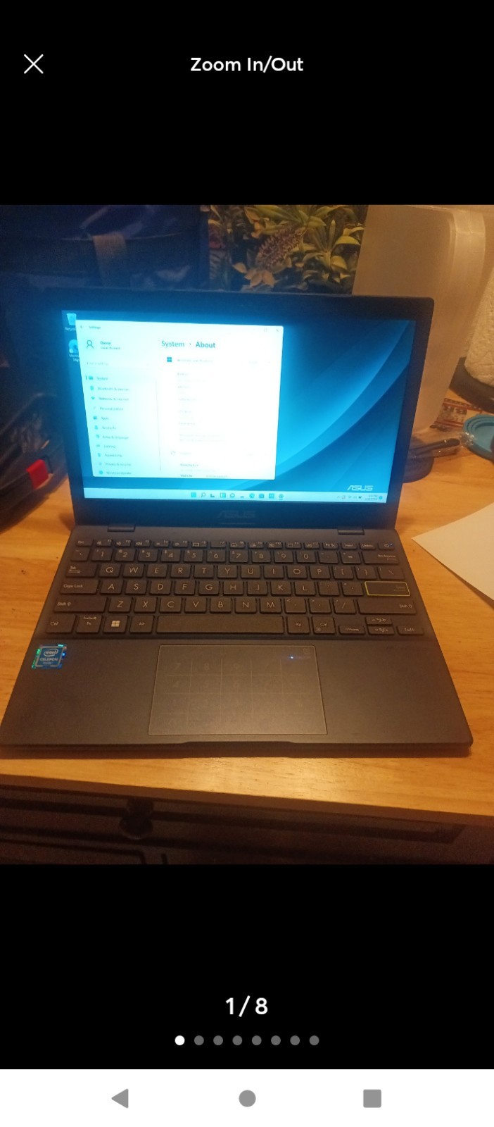 ASUS E210M 11.6″ Celeron N4020 4GB 64GB eMMC Win 11 Home Black