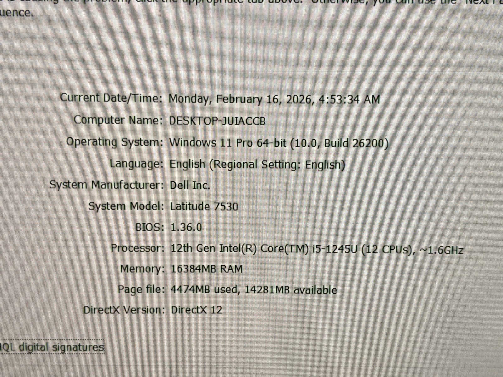 Dell Latitude 7530 15.6″FHD i5-1245U 1.6GHz 16GB 256GB SSD W11Pro ExcellBatt +PA