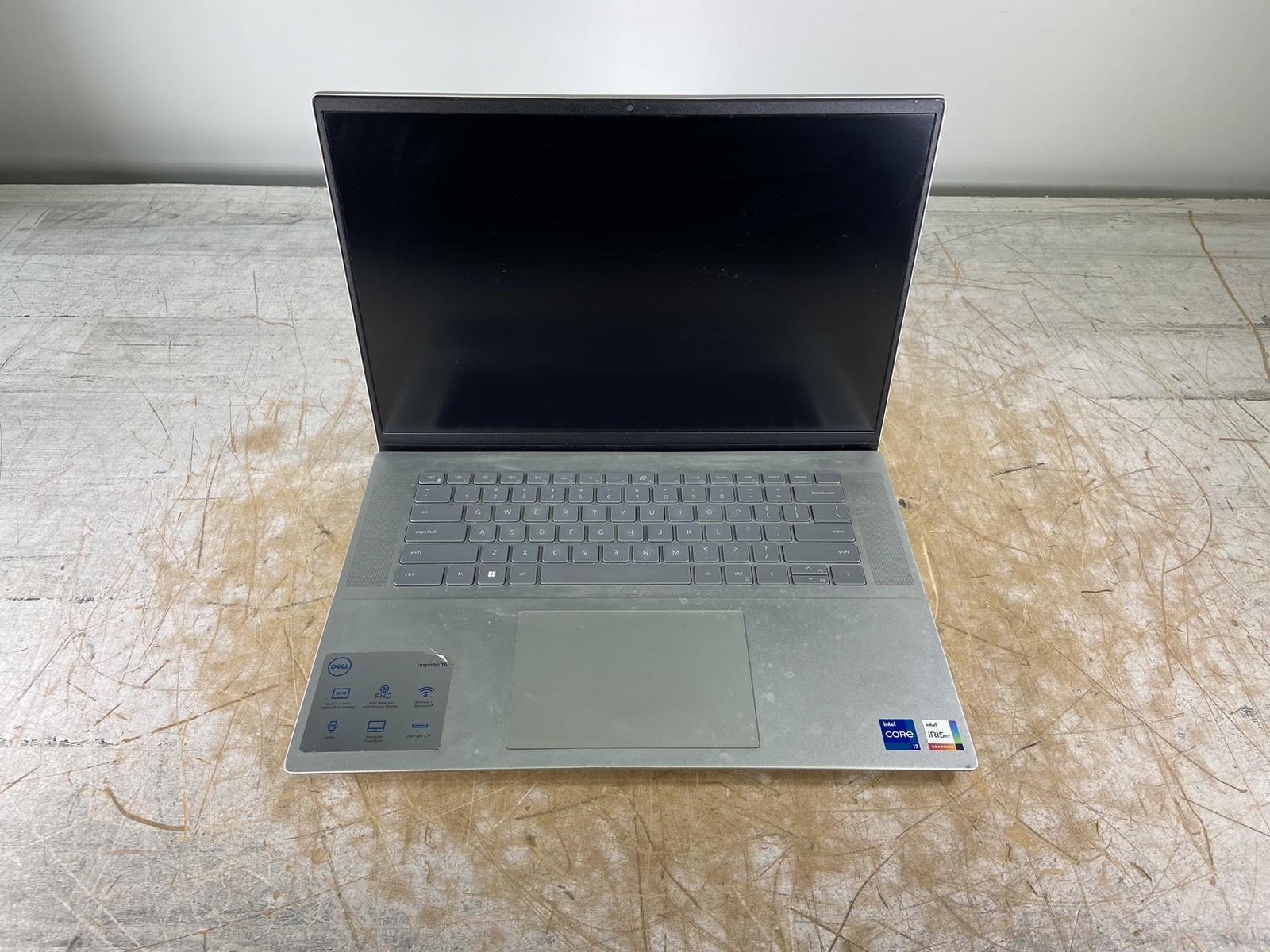 DELL INSPIRON 16 5620 i7-1255U @ 1.20GHz, 4GB RAM, NO HDD/OS – (FOR PARTS)