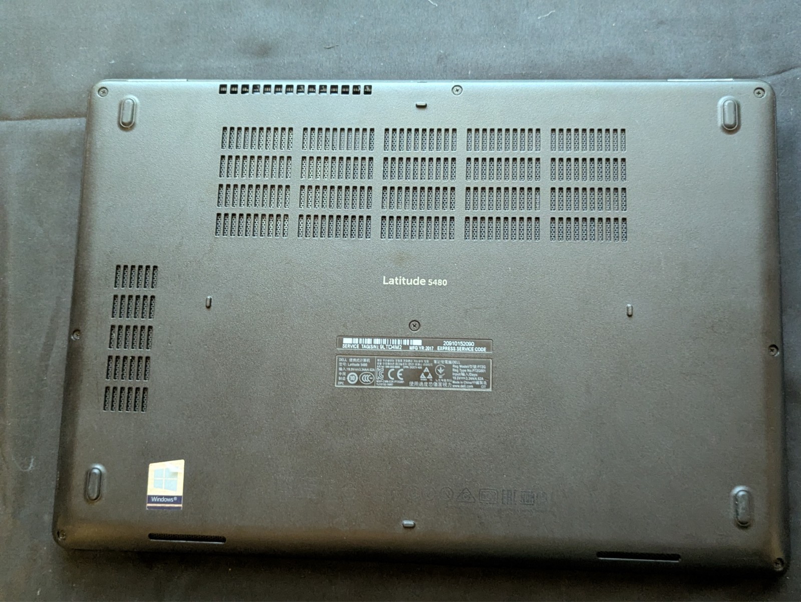 Dell Laptop – Latitude 5480 – i7-7820HQ 16GB 512GB SSD 930MX Touch Win10 Pro