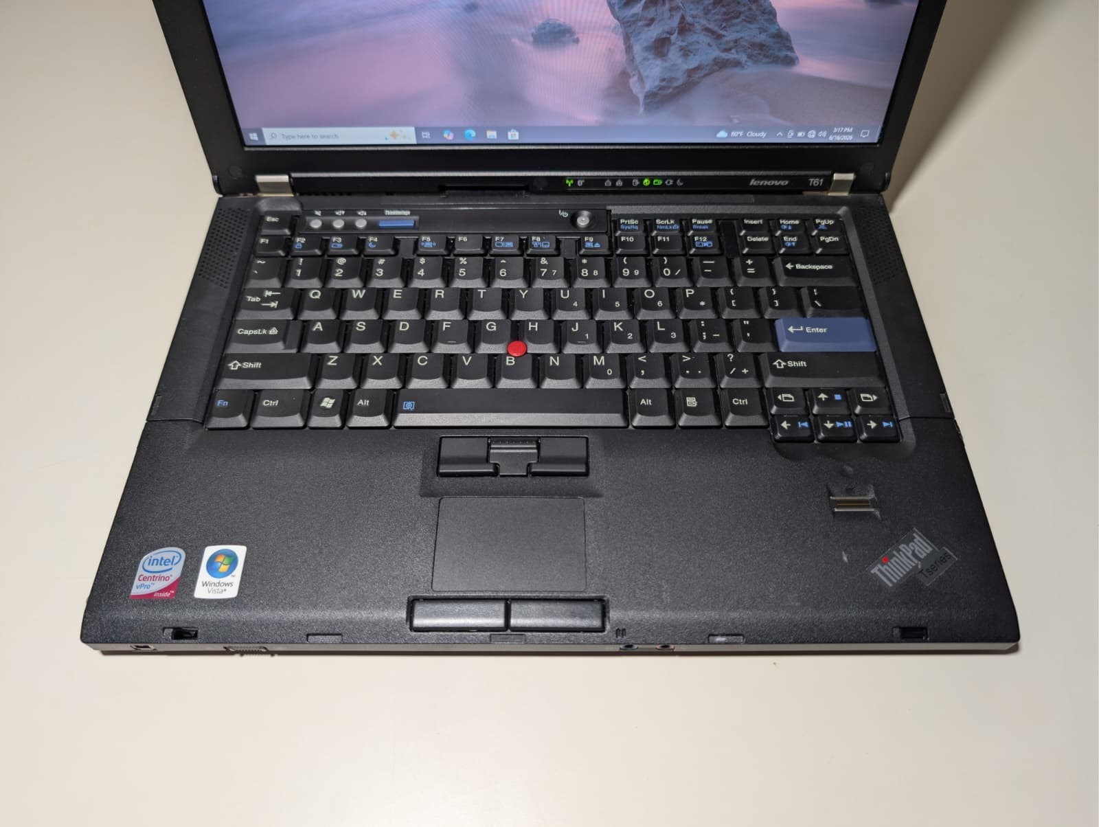 LENOVO THINKPAD T61 | C2D T7300 8GB RAM 512GB SSD | NVIDIA NVS DUAL BOOT RARE