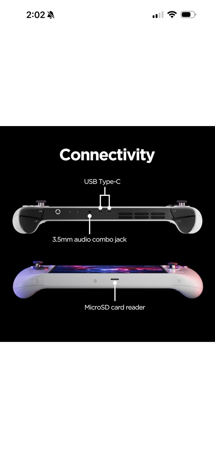 Legion Go S 8″ Handheld Gaming Laptop AMD Ryzen Z1 Extreme, 120Hz Display