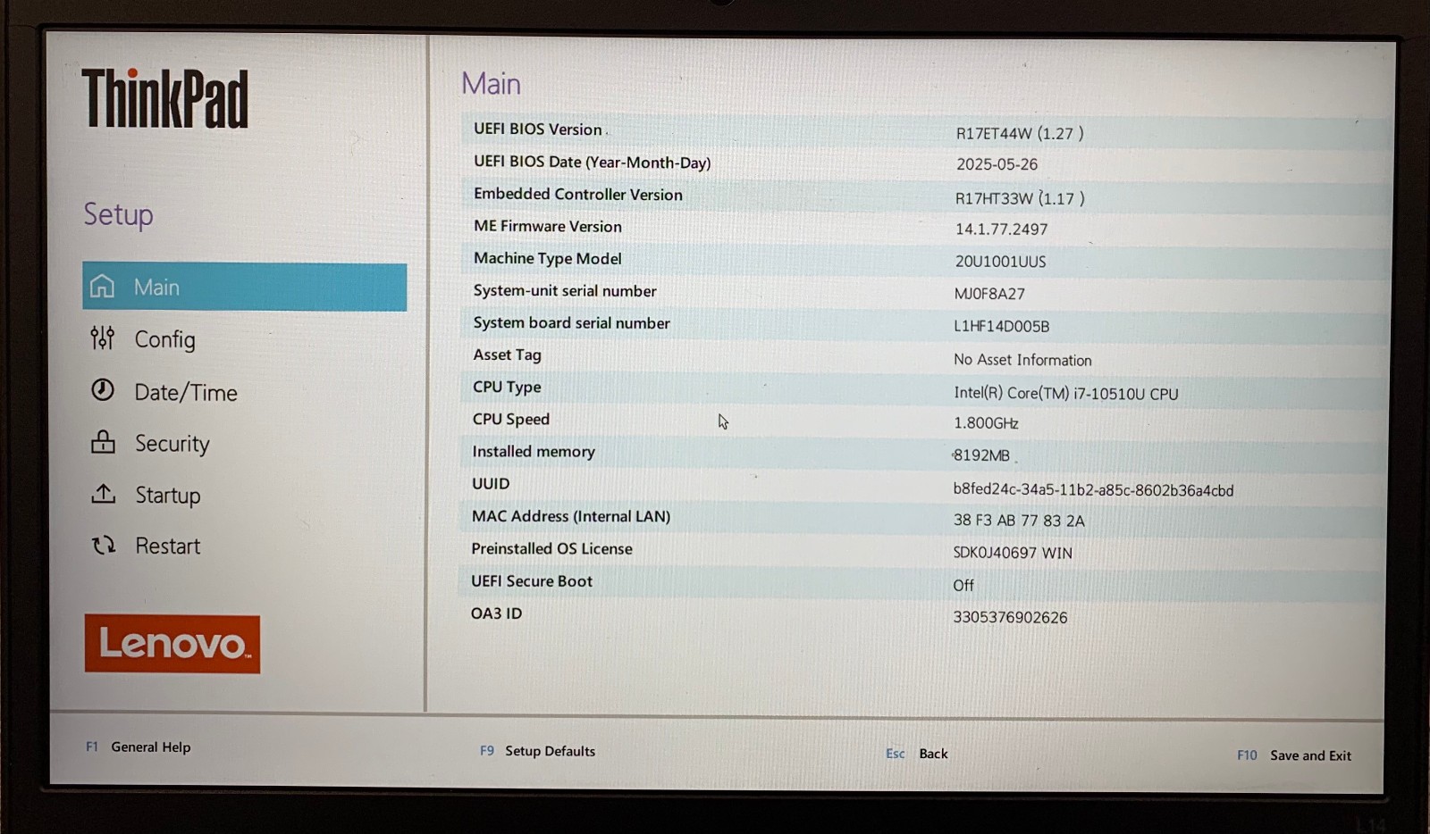 Lenovo ThinkPad L14 Gen 1 14″ Laptop i7-10510U, No RAM/Storage, Remote Managed