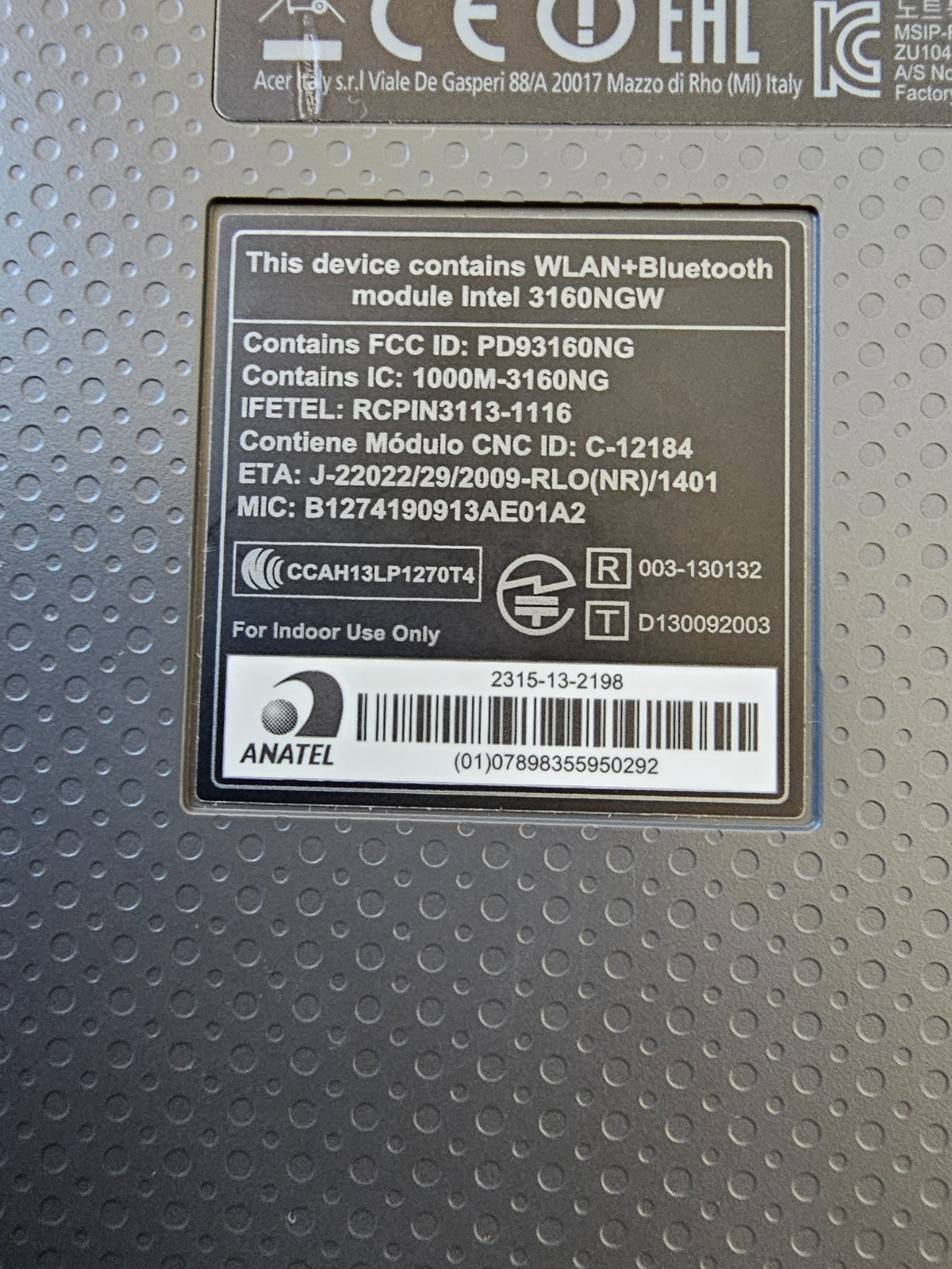 Acer N15V2 14″ Notebook AO1-431 Series With Charger – Works Great, NO HDD – Nice