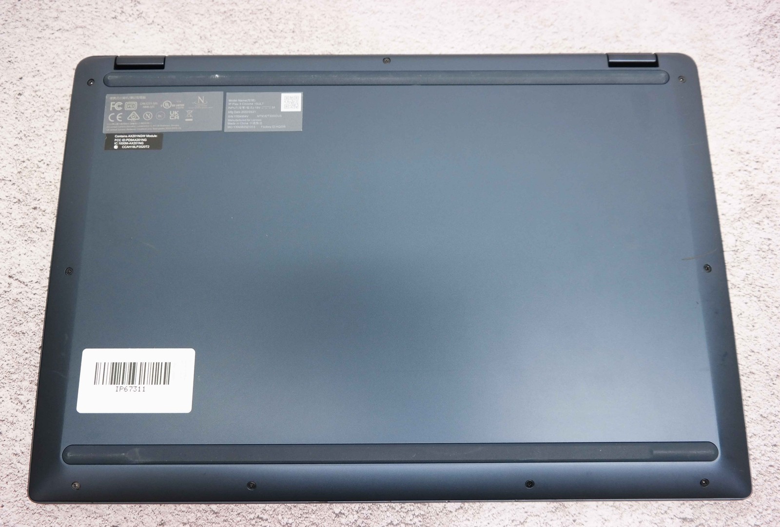 Lenovo Flex 3i Chromebook 15.6″ 4GB 64GB Abyss Blue BROKEN