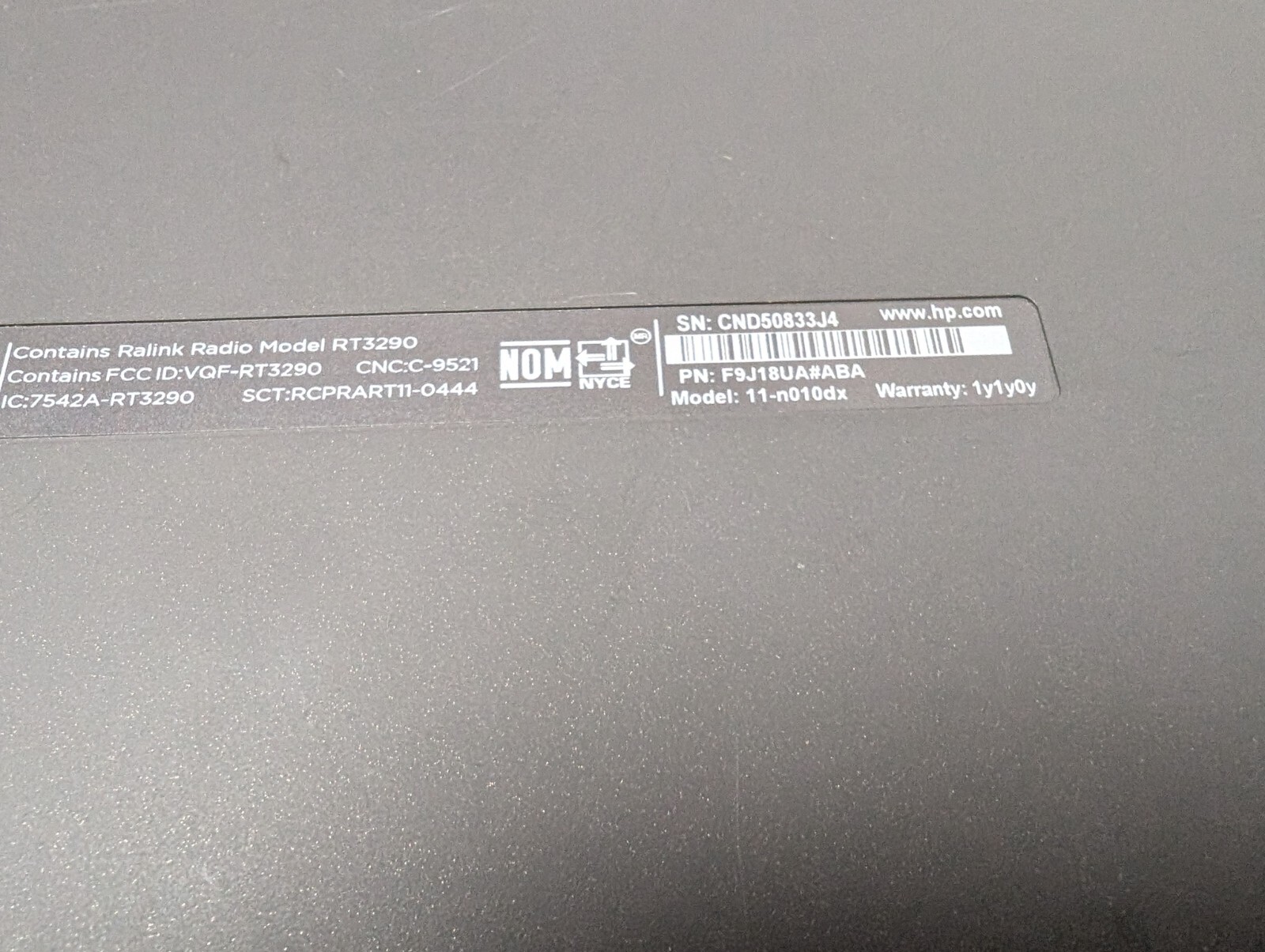 #1 HP Pavilion x360 11-N010DX Gray 11.6″ TouchScreen Intel Pentium PARTS ONLY