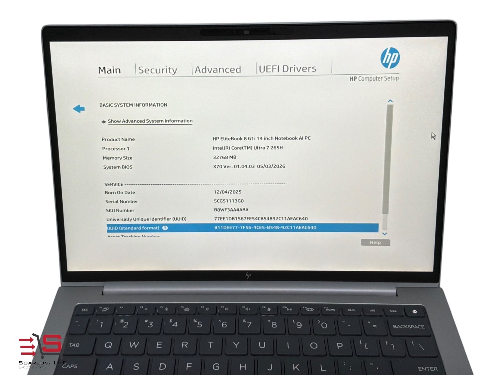 ⭐️ HP EliteBook 8 G1i 14″ AI PC | Intel Ultra 7 265H |32GB DDR5 |1TB |eSIM⭐