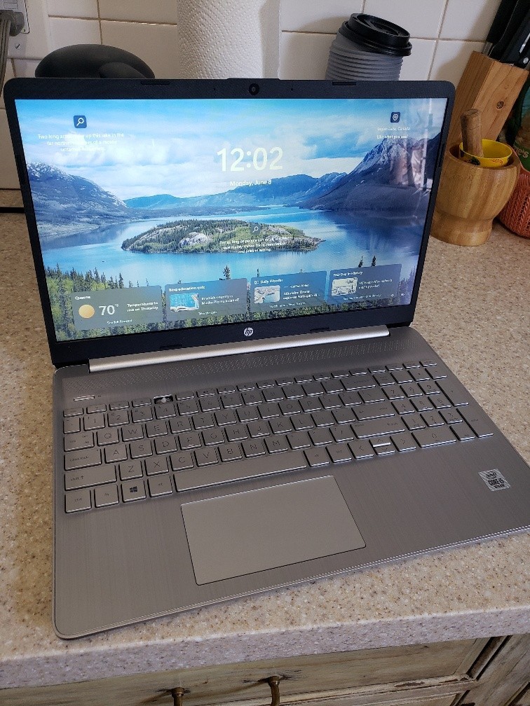 HP 15-DY1043DX INTEL CORE i5-1035G1 256GB SSD 8GB RAM WIN 11 TOUCH (missing key)