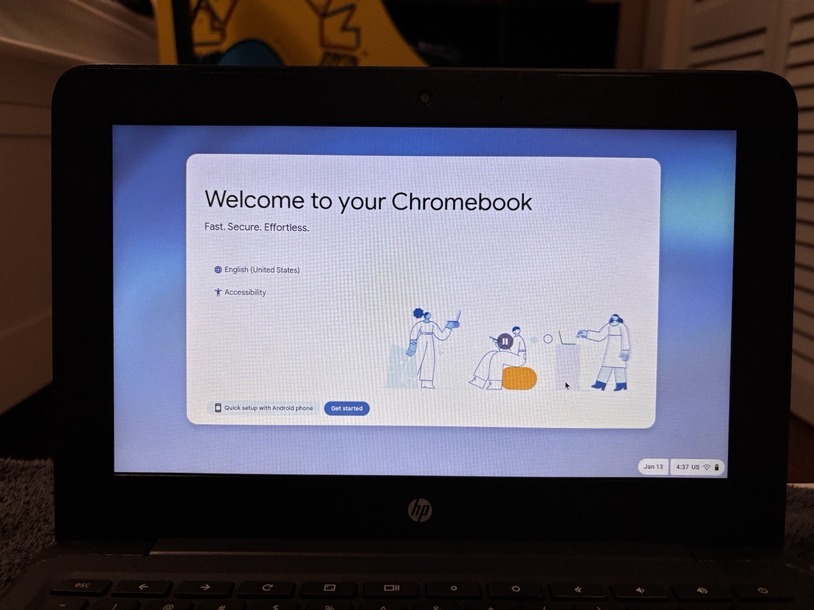 HP Chromebook 11A-NB0013DX 11.6in Ash Grey Intel Celeron N3350 32GB 4GB RAM