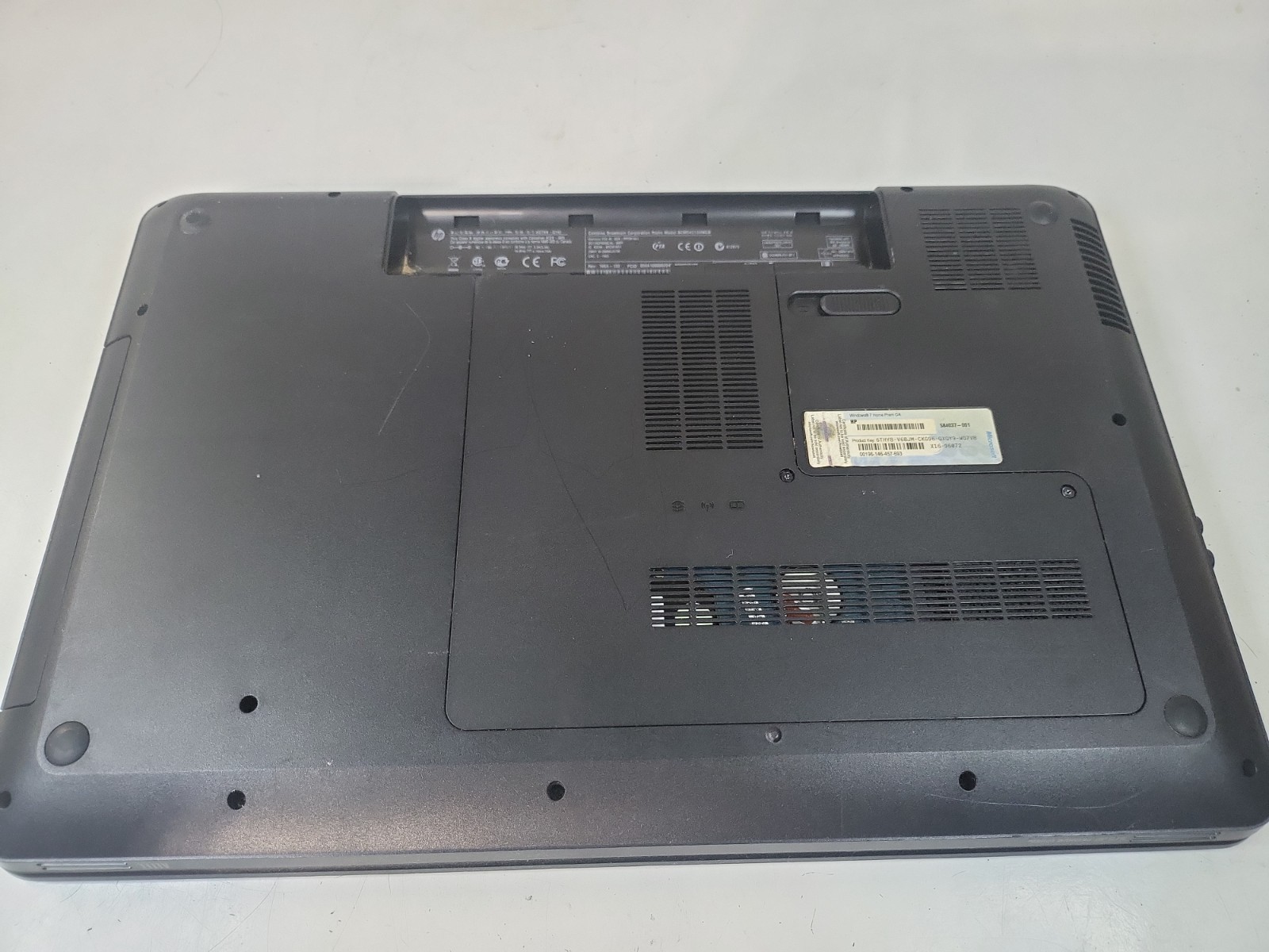 HP Pavilion G7-1070US Notebook PC Intel Corei3 No Battery No Charger Untested