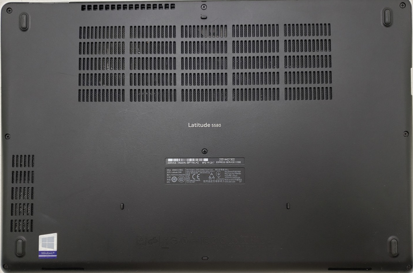 Dell Latitude 5580 Intel i5-7300U 8GB RAM 256GB SSD 15.6″ Win 11 Pro Laptop PC.