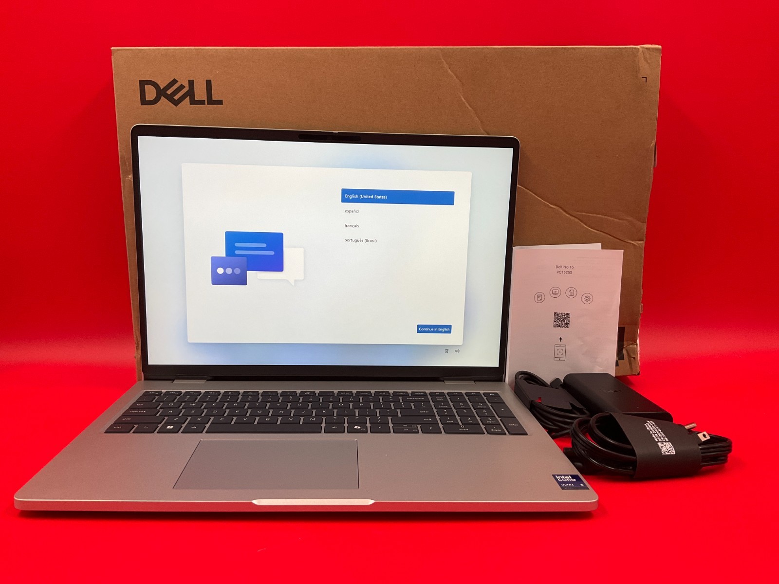 Dell Pro 16 Laptop U5-235U 32GB 512GB BT5.3 WiFi6E 16WU W11P 3HN1W