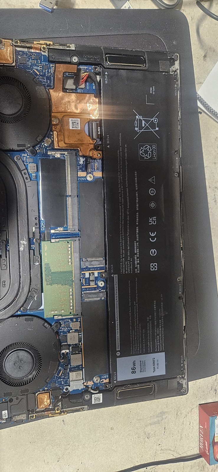 Dell Precision 5550 15.6″ Intel Core i7-10th 8 GB RAM NOT WORKING PARTS
