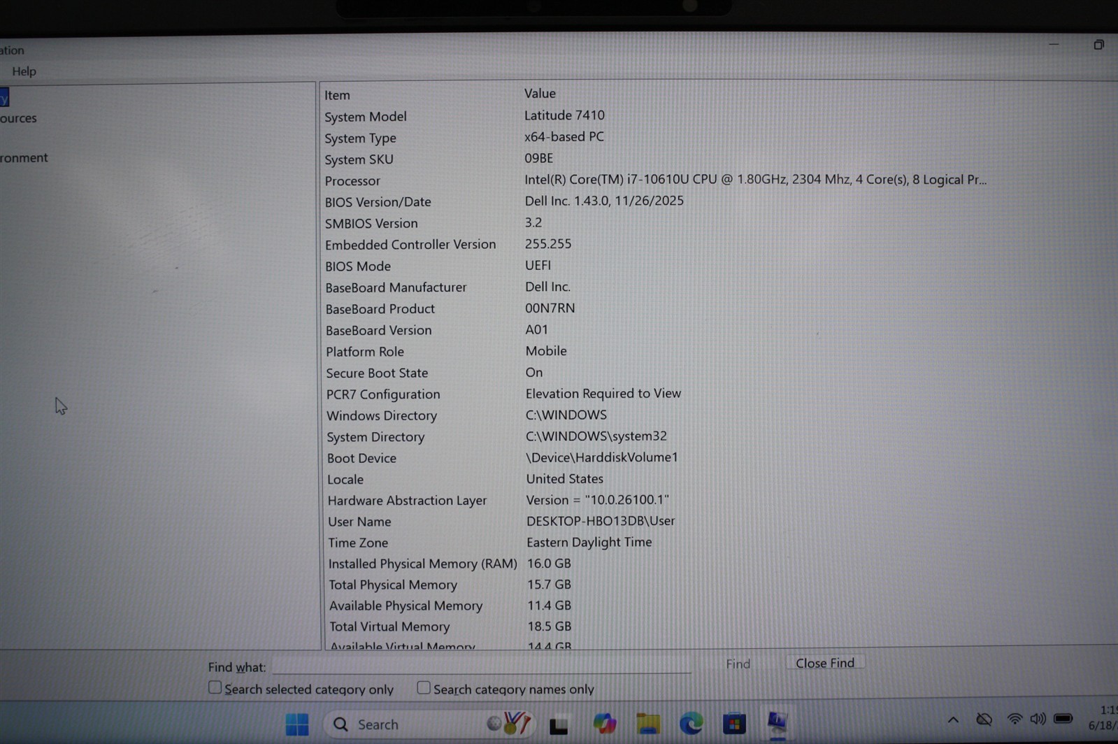 14″Dell Latitude 7410 i7-10610U 1.80GHz RAM 16GB NVMe 256GB/Charger inc