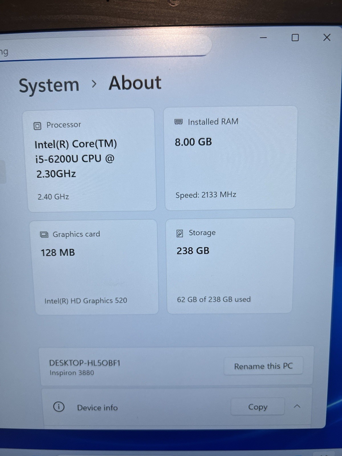 Lenovo Thinkpad T460S i5-6300U 2.4 Ghz 8 GB Ram 256 GB SSD Windows 11