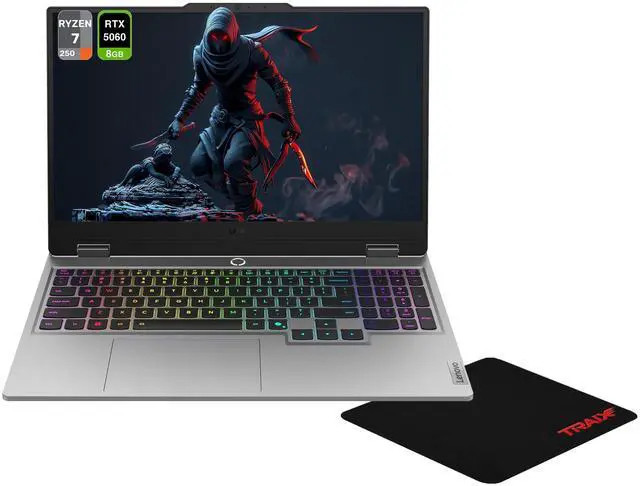 Lenovo LOQ AI-Powered AMD Ryzen 7-250 16GB RAM 1TB PCIe SSD 15.6 in FHD 144Hz
