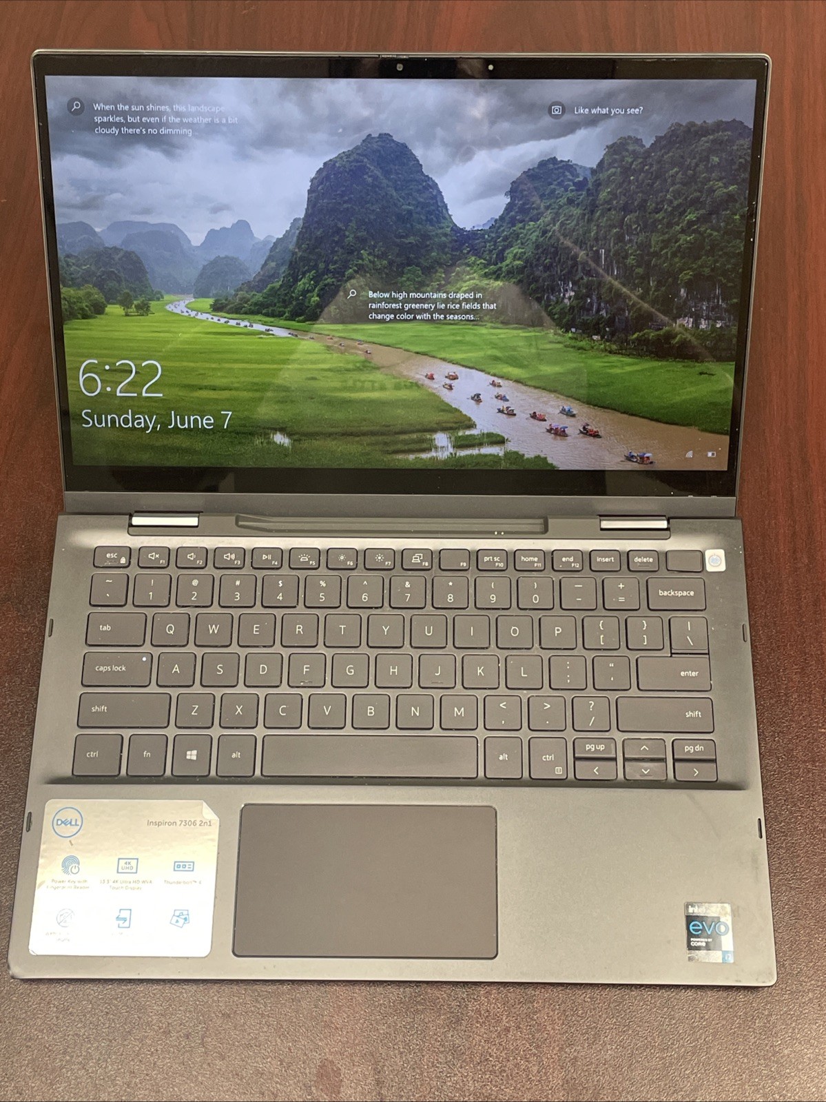 Dell Inspiron 7306 2-in-1 13.3” 4K Touch i7-1165G7 16GB 512GB SSD Win10