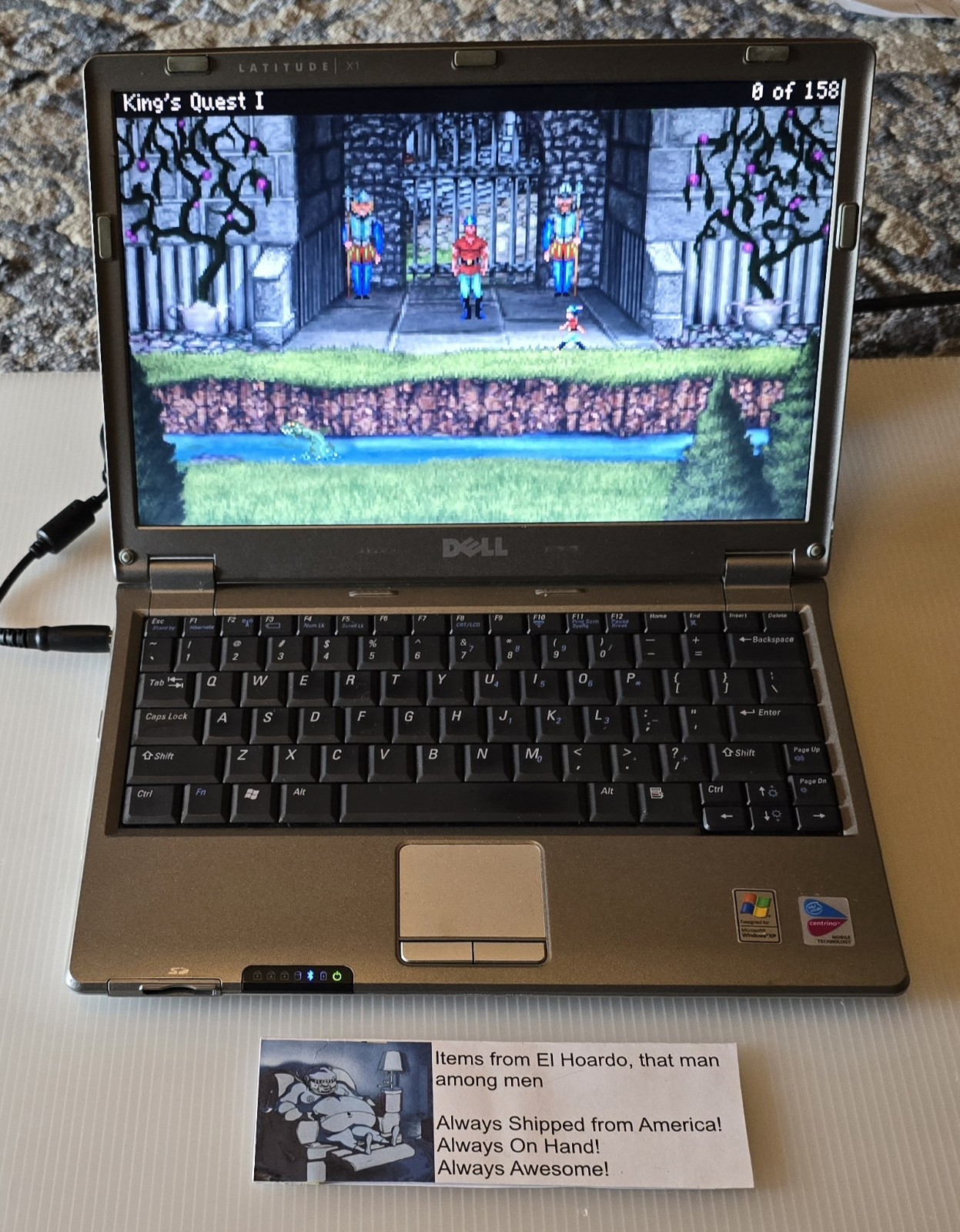 Dell Latitude X1 1.1Ghz Pentium M 1.25GB Ram 30GB HDD Windows XP Pro 32 Bit