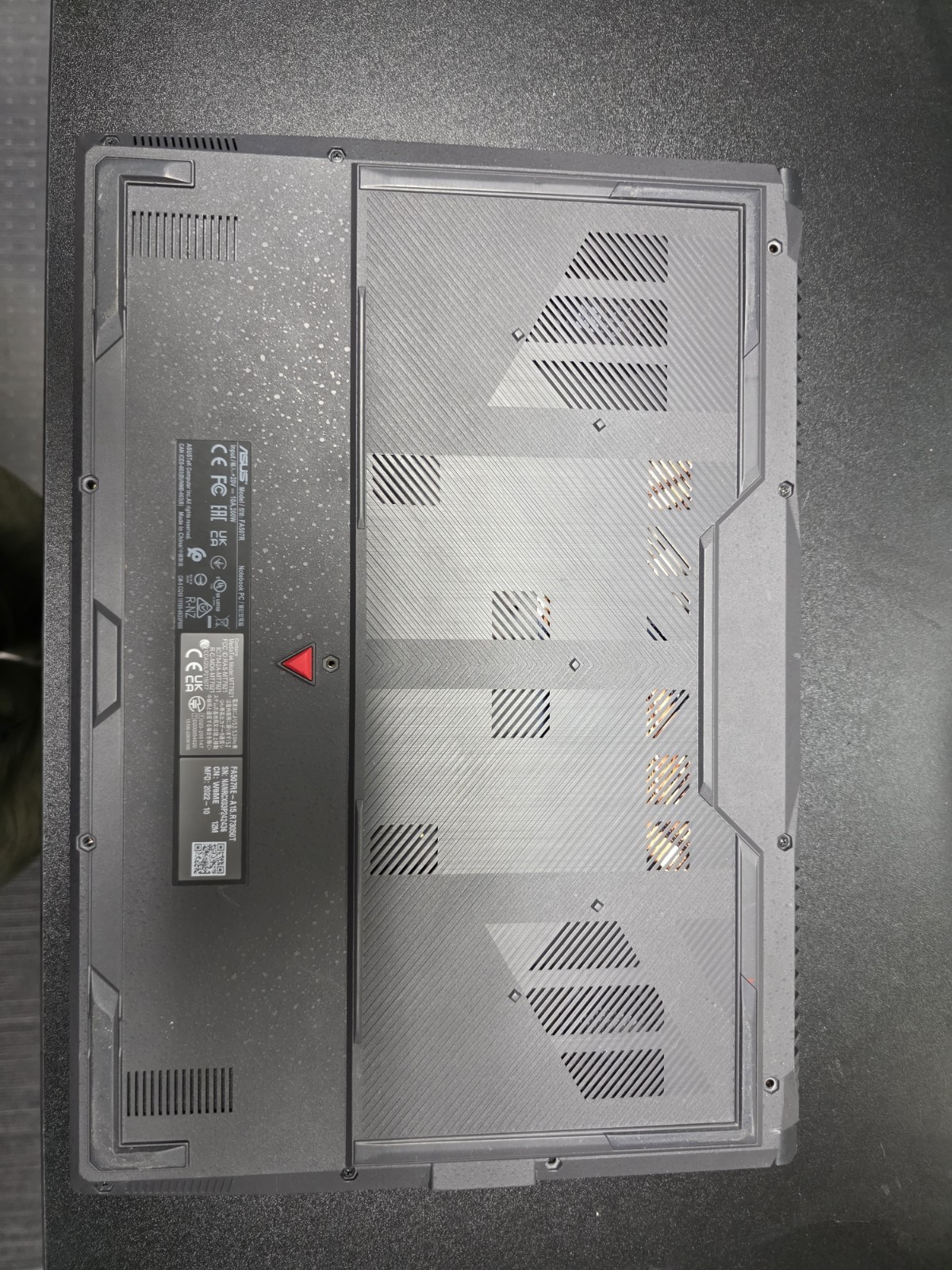 asus tuf gaming a15 fa507r – Parts Only
