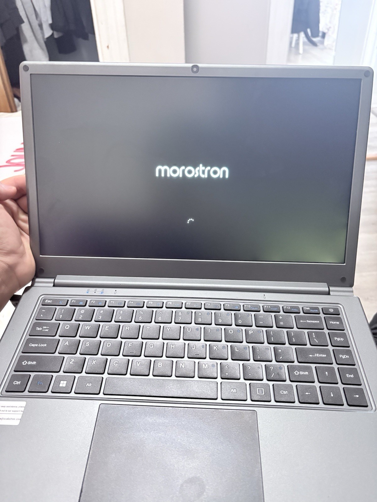 Morostron 15.6″ Gray Notebook Laptop Wi-Fi Webcam USB HDMI Casual Computing