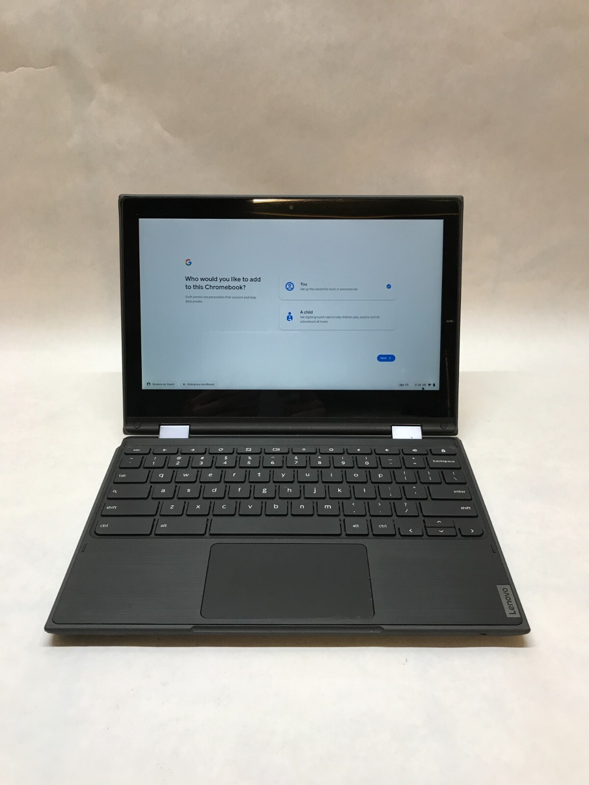 Lenovo 300e 2nd Gen Chromebook 11.6″ Intel Celeron 4GB RAM 32GB eMMC C-Grade -DW