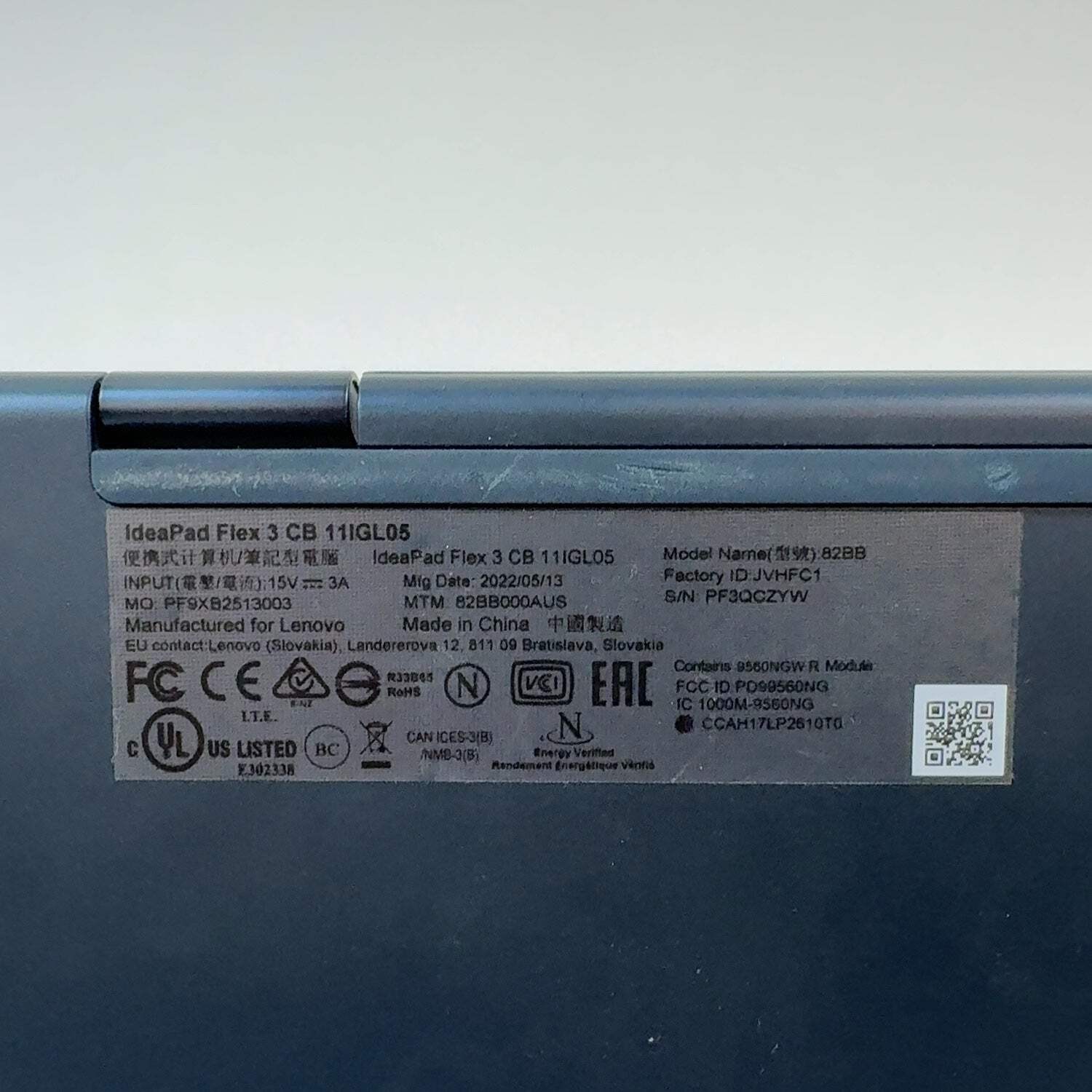Lenovo Ideapad Flex 3 CB11IGL05 11.6″ Celeron N4020 1.1GHz 4GB 64GB Chromebook