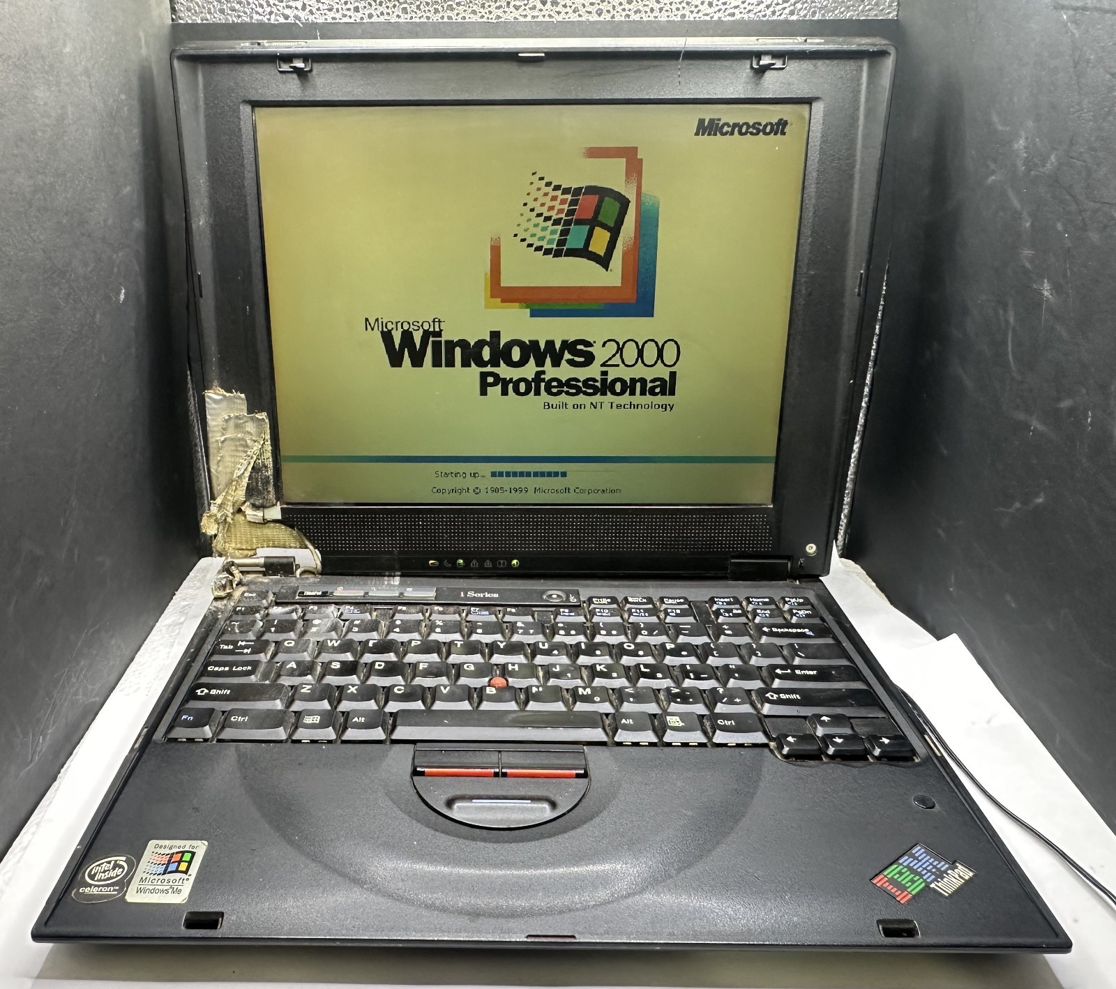 LENOVO THINKPAD iSERIES LAPTOP, 4.64GB, 12″, TYPE 1161, NO CHARGER, AS-IS