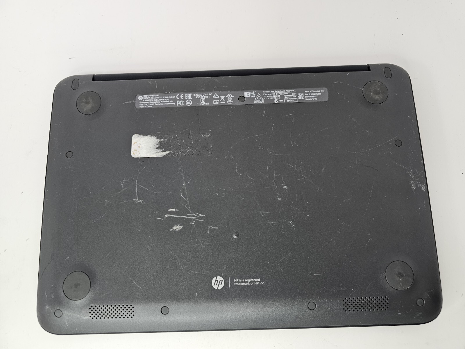 HP Chromebook 11 G4 TPN-Q151 Intel 11.6-Inch Laptop As Is UNTESTED