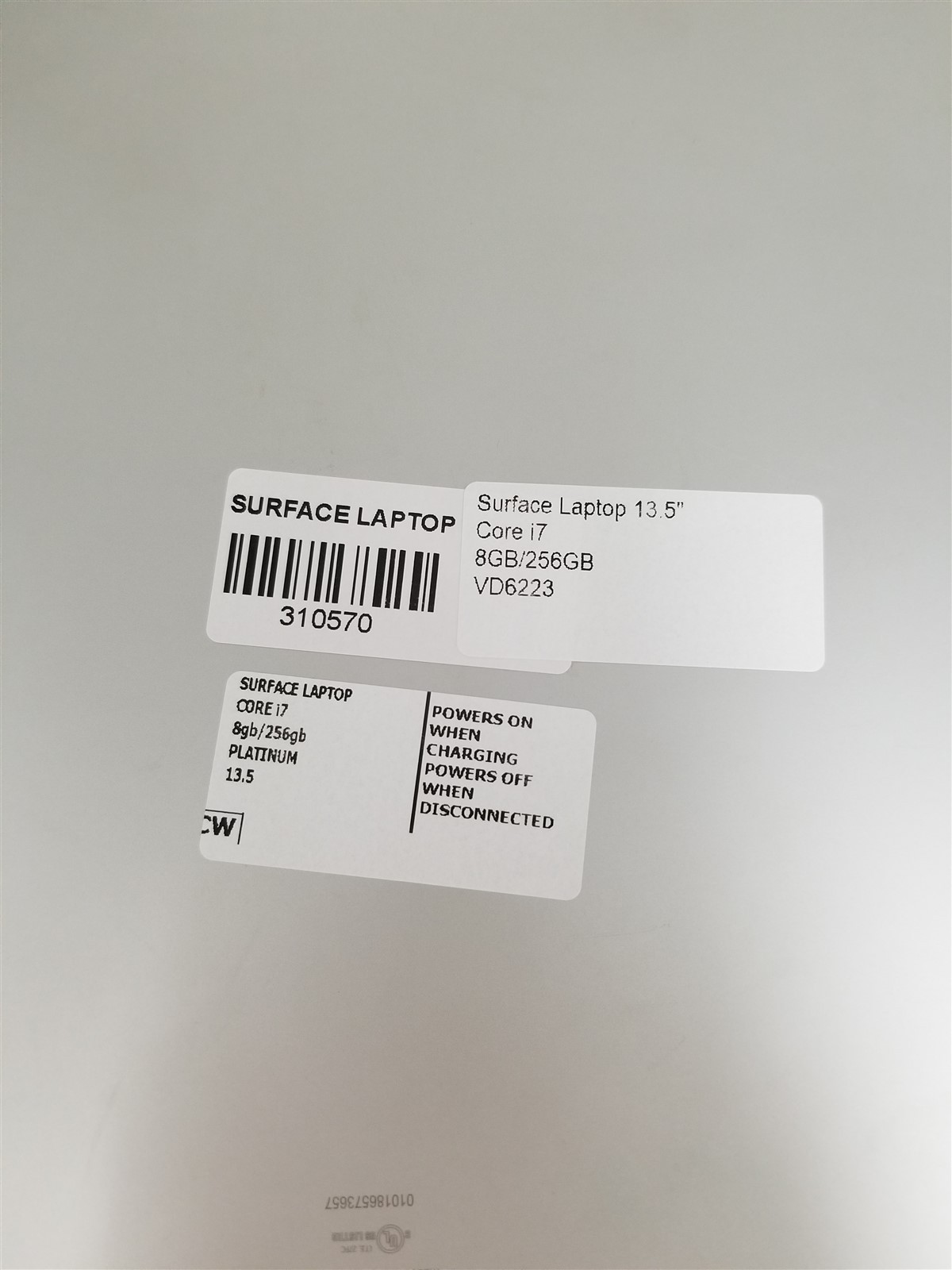 Microsoft Surface Laptop Core i7 13.5″ 8GB/256GB Silver See Details VD6223