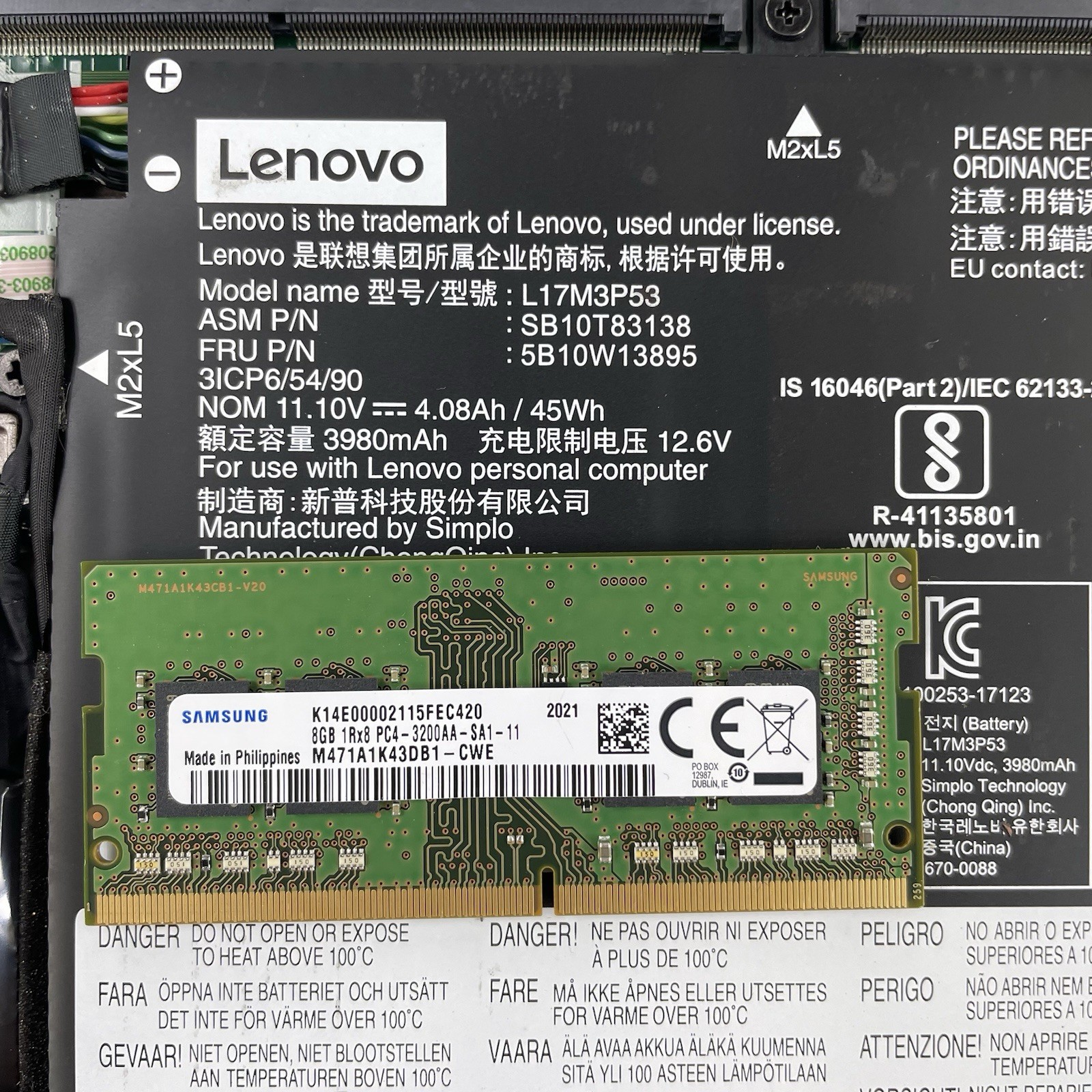 Lenovo ThinkPad L490 14″ i5-8250U 1.60 GHz 8 GB RAM No SSD/OS/AC