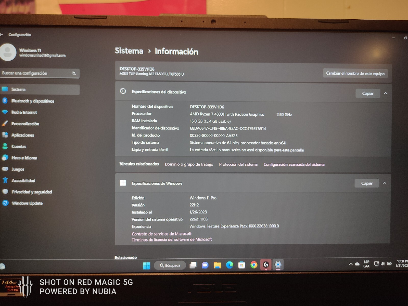 ASUS TUF A15 ” (1.5TB SSD, AMD Ryzen 7 4000 Series, 4.20 GHz, 16GB) Gaming.