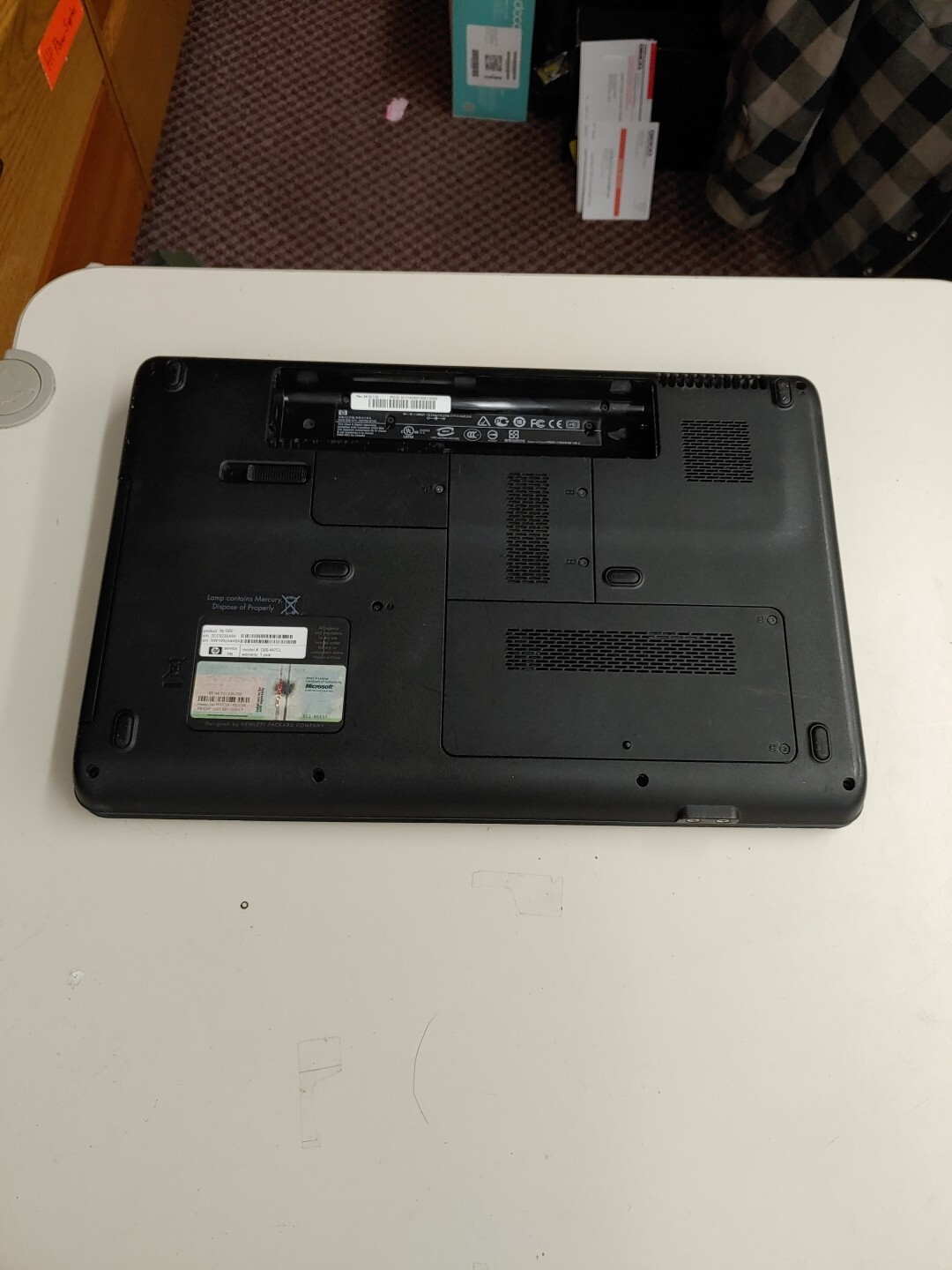 835 – HP G60-447CL – FOR PARTS / AS-IS