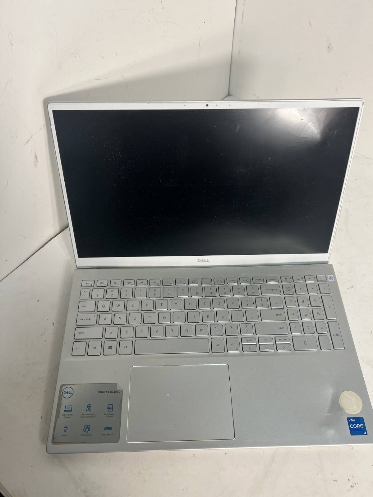 Dell Inspiron 15 5000 5502 i5-1135G7 8GB RAM No Ssd / Os/Adapter Parts Only READ