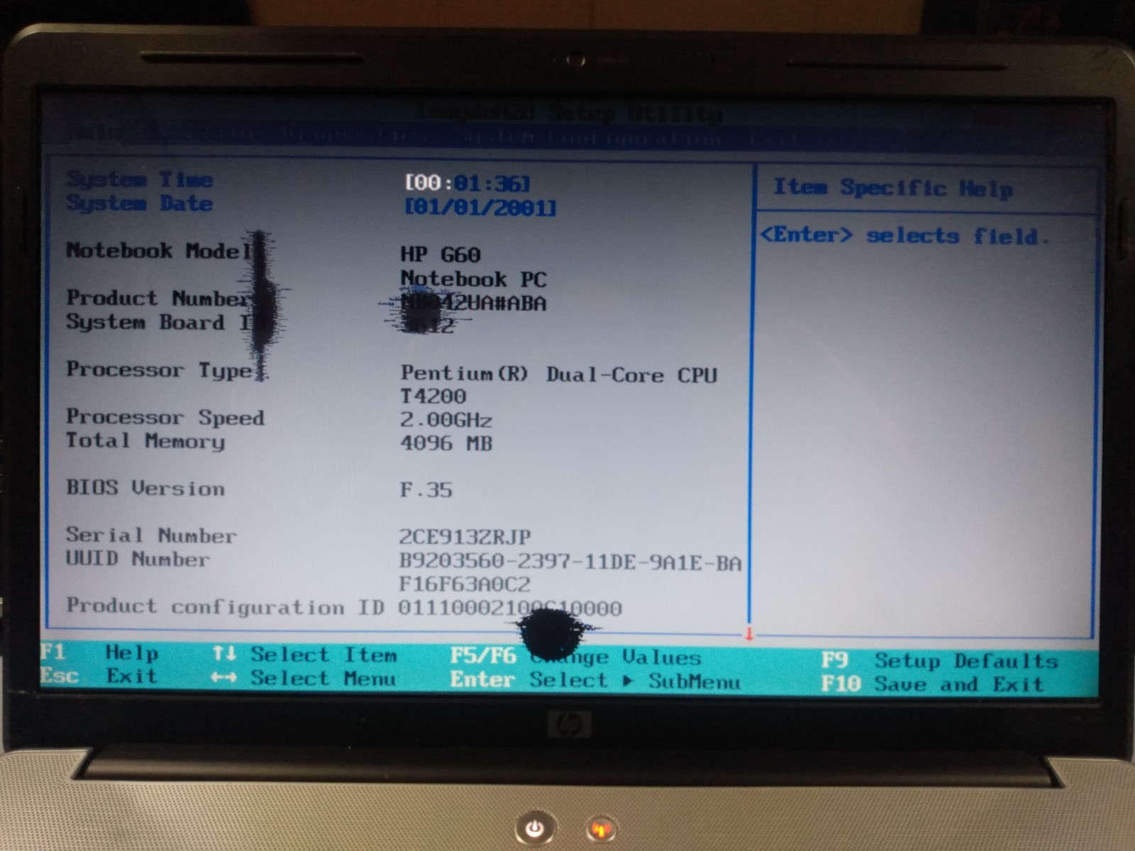 Hp g60-235dx laptop