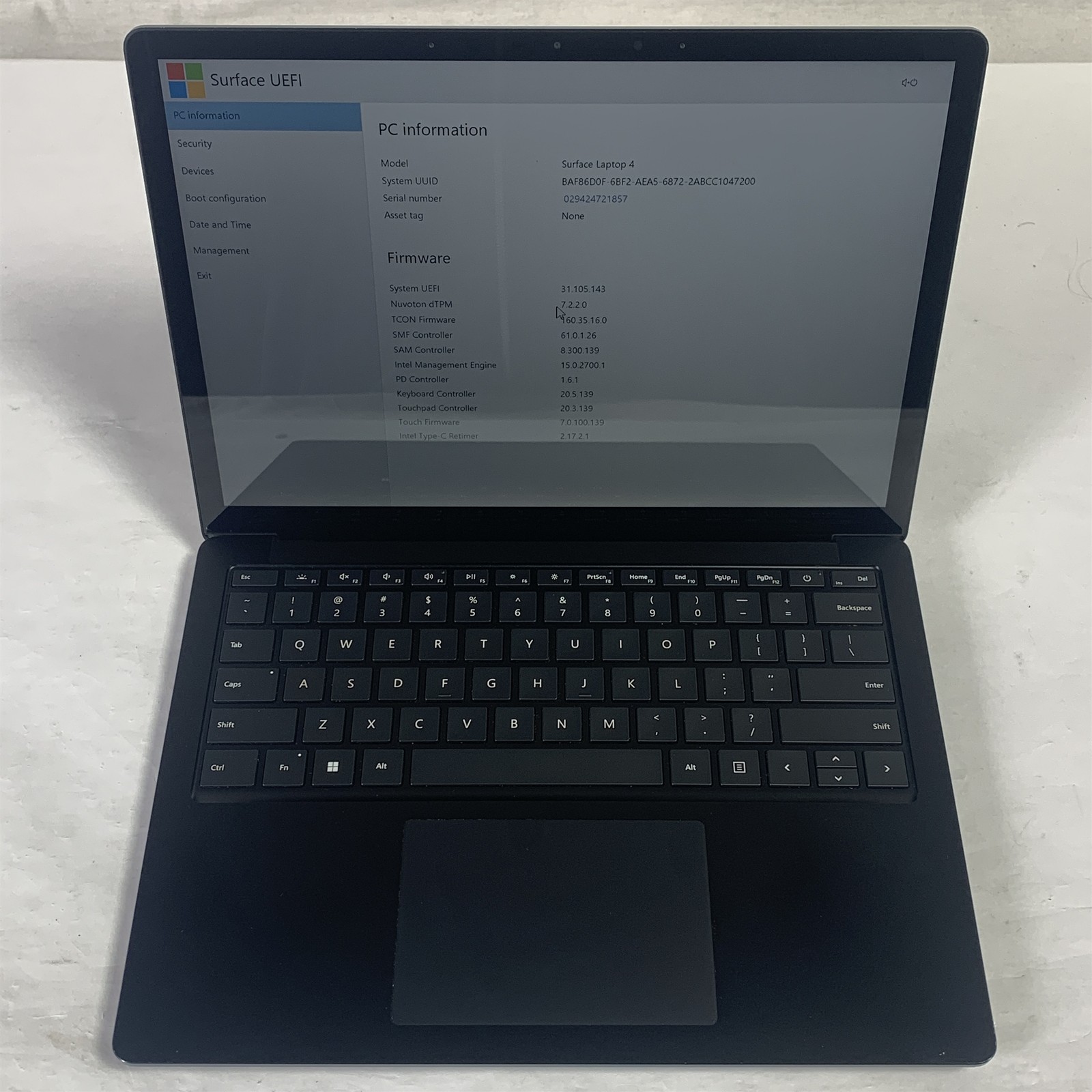 Microsoft Surface Laptop 4 1951 13.5″ i7-1185G7 3.0GHz 16GB 256GB NVMe SSD-Win11