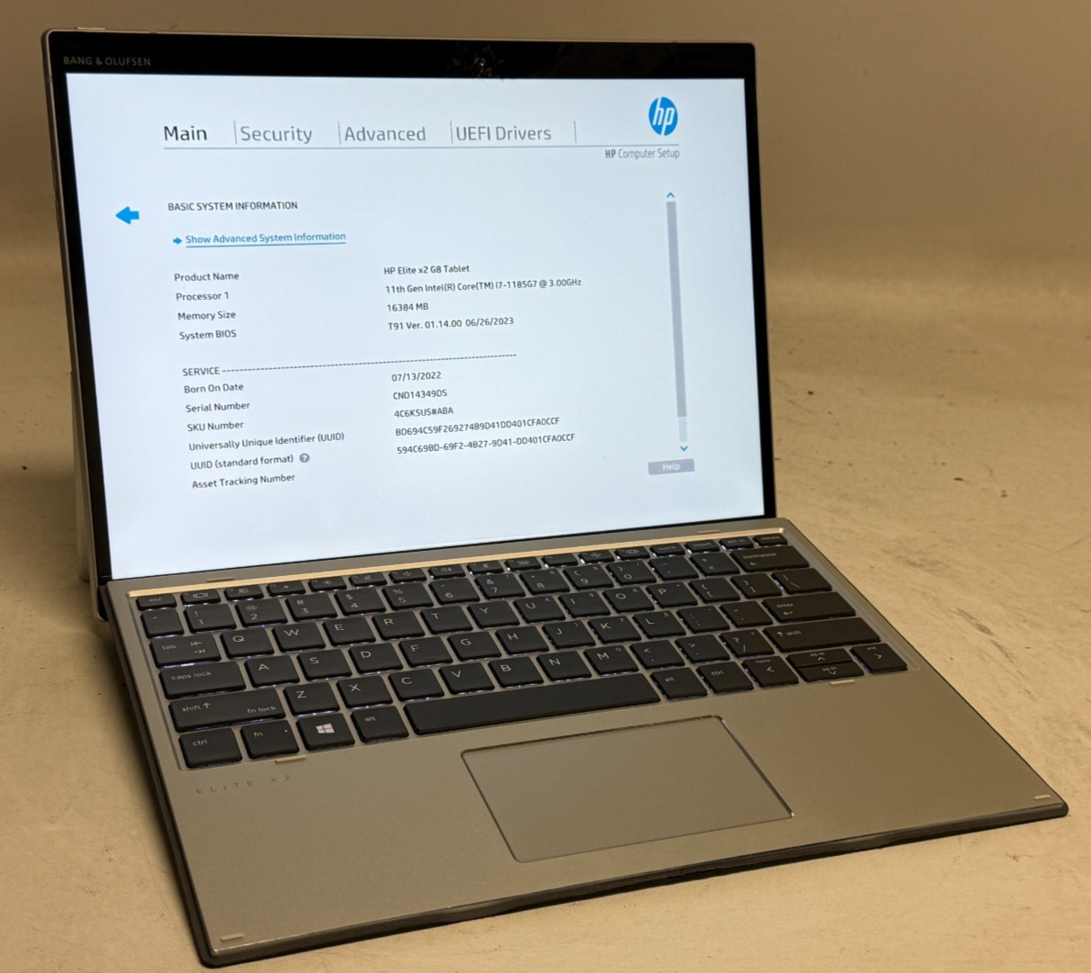 HP Elite x2 G8 2in1 13″ (i7-1185G7 3.0GHz – 16GB RAM – 512GB SSD – Win11Home)*