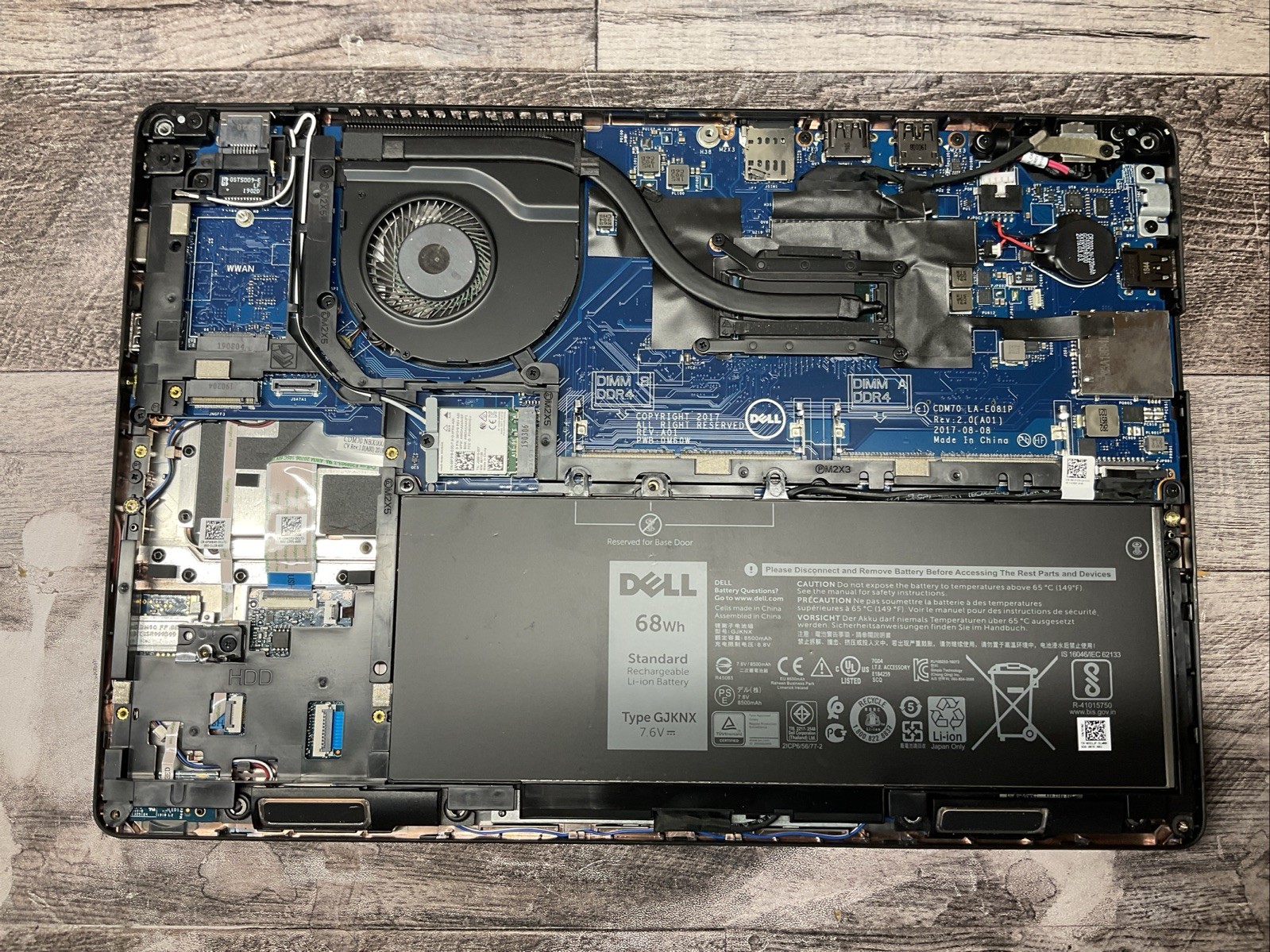 Dell Latitude 5480 / Intel Core i5 6th Gen / Parts Repair / J9