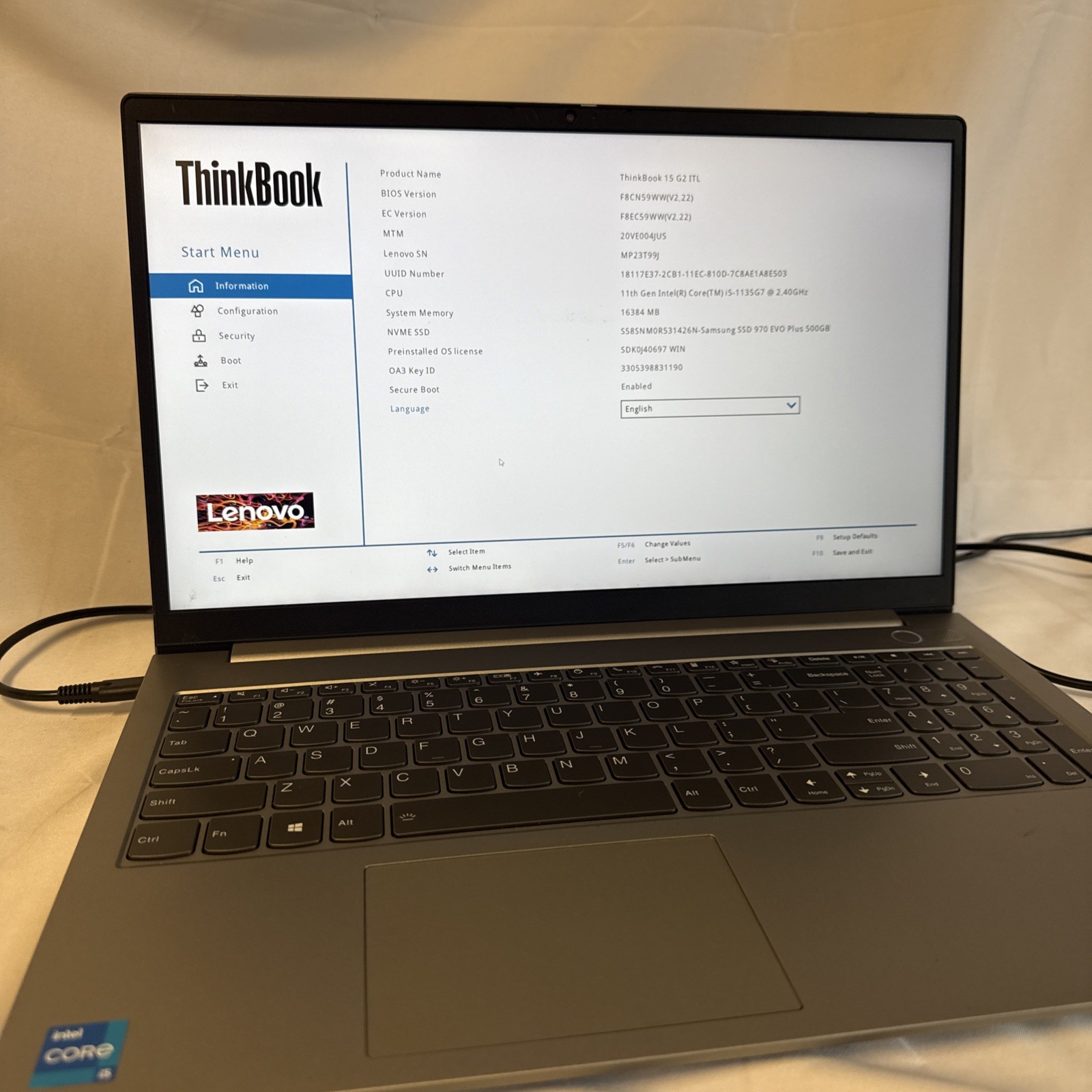 Lenovo ThinkBook 15 G2 | Intel Core i5-1135G7 | 16GB RAM | 500GB SSD | Windows