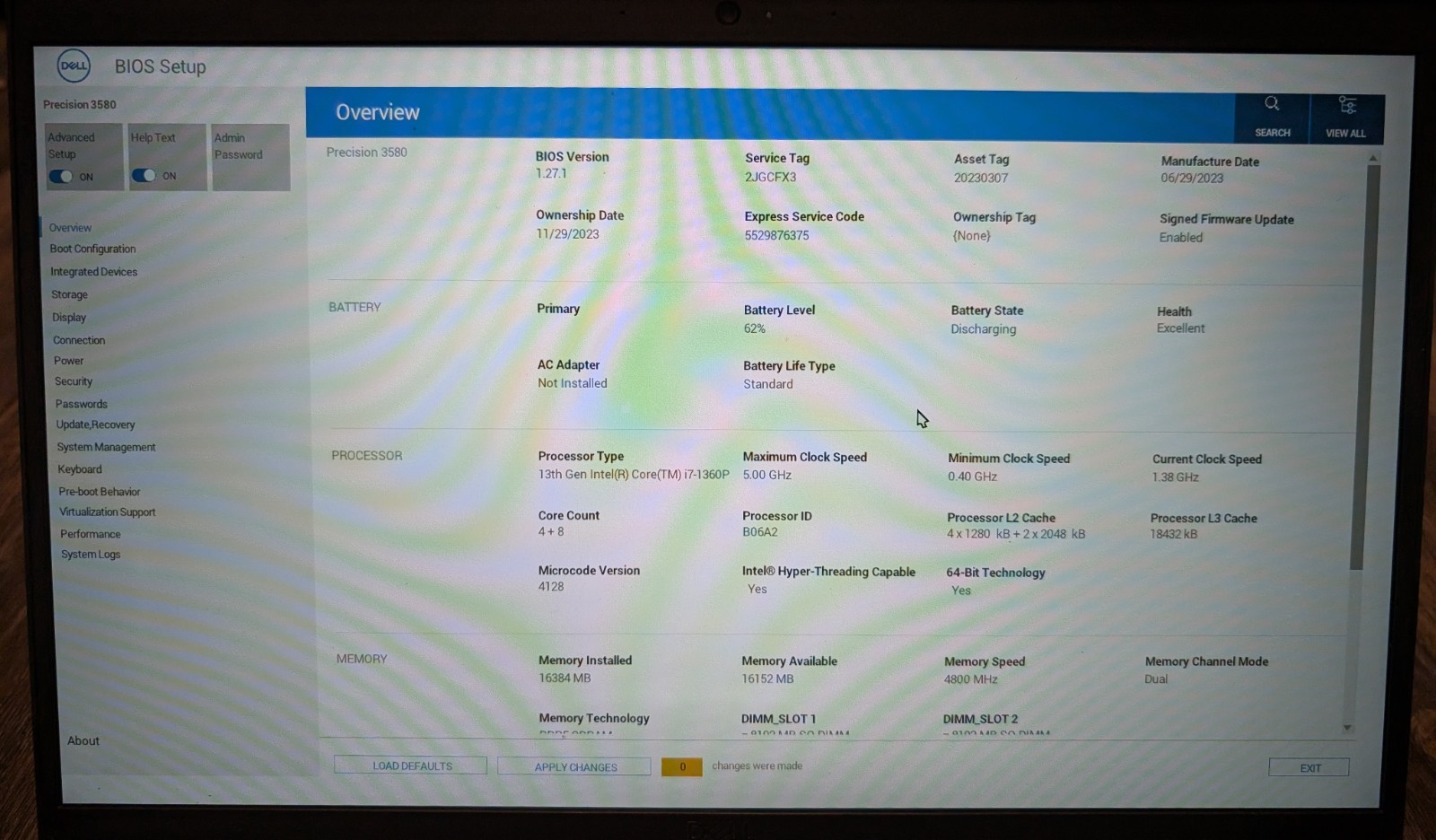 Dell Precision 3580 i7-1360P 16GB DDR5 RAM 512GB SSD Windows 11 Pro