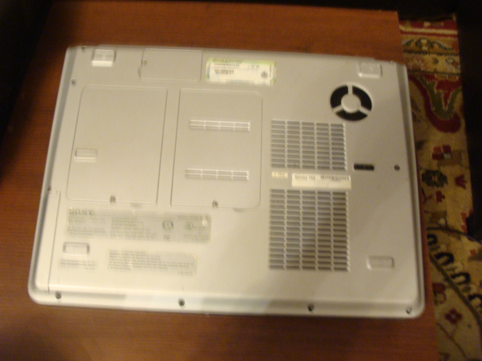Sony PCG-K33 Laptop 1.83Ghz 512MB RAM, 60GB HDD, Windows XP Pro sp3