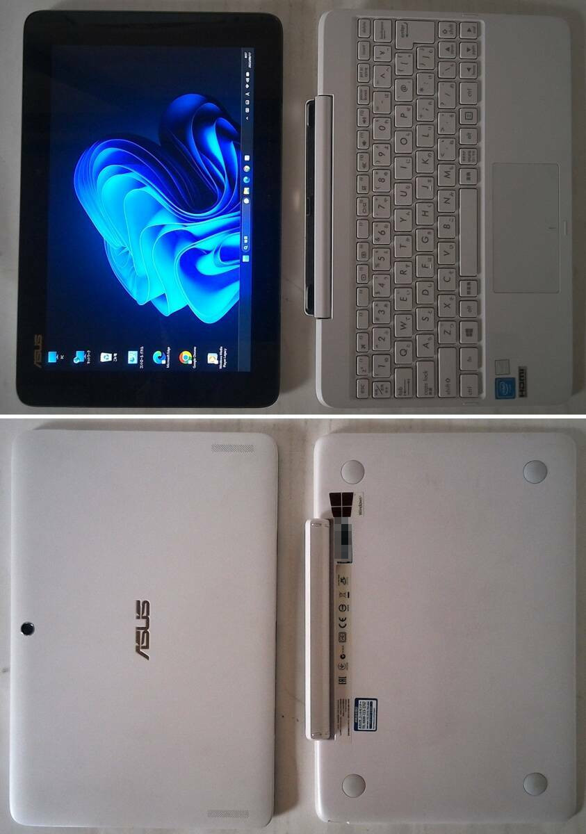 ASUS T100HA Transformer Book Notebook PC White Good