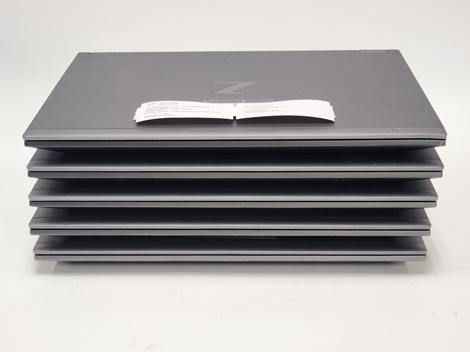 Lot of 5 HP ZBook Fury 15 G7 15.6″ i7-10850H 2.70GHz 8GB 512GB SSD Quadro T2000