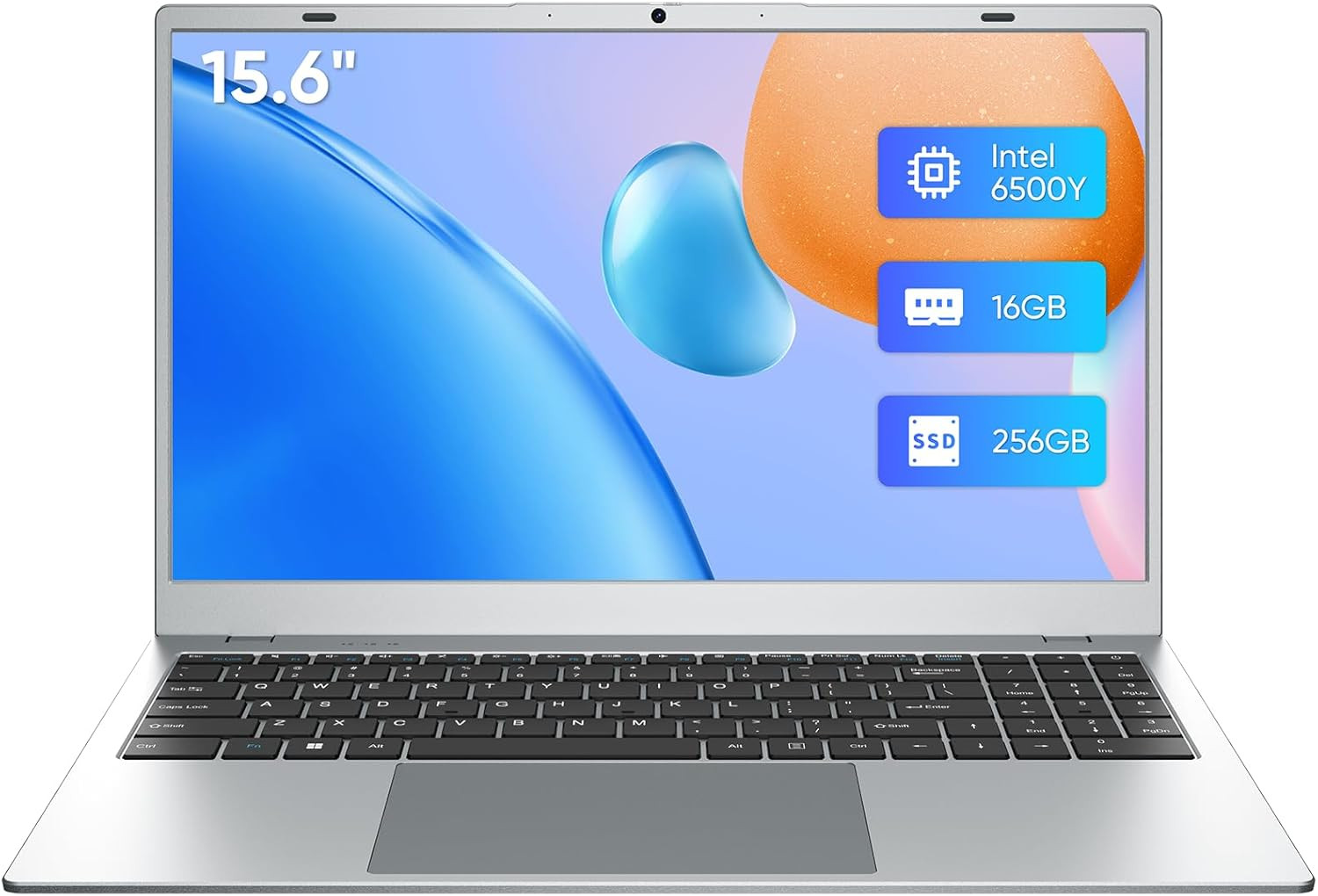 Laptop Computer, 15.6″ FHD IPS Display, Laptop for Student and Business, 16GB RA