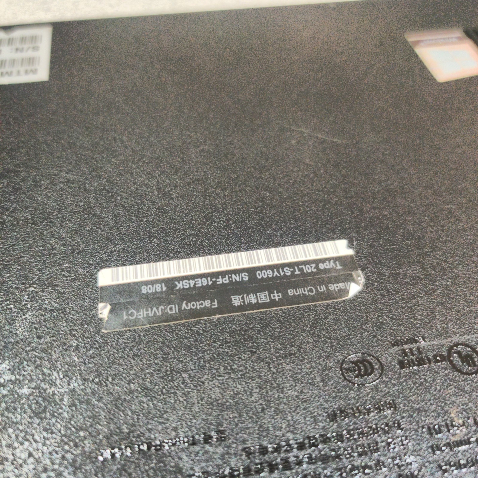 FOR PARTS Lenovo ThinkPad L480 Core i5-8350U 1.7GHz 8GB RAM NO SSD/OS/AC Read***
