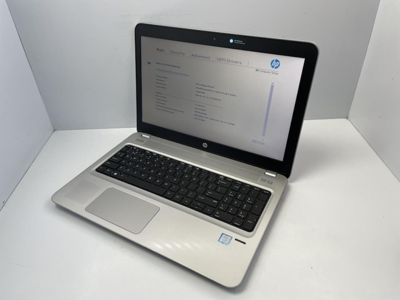 HP PROBOOK 450 G4 Laptop w/ Intel Core i5-7200U 2.50 GHZ + 16 GB | No HD / OS