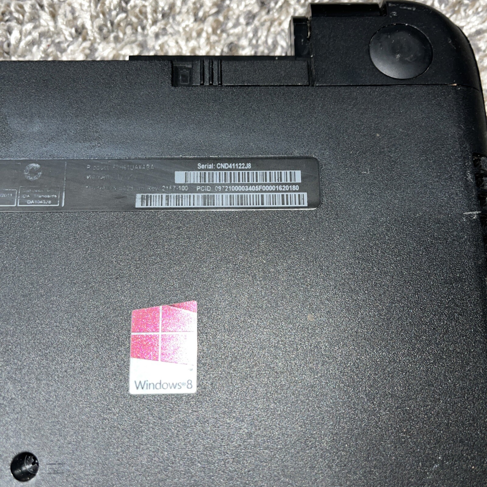 hp pavilion 15 laptop AMD A4 1.5GHz 4GB 500GB Windows 10 Home Needs Battery