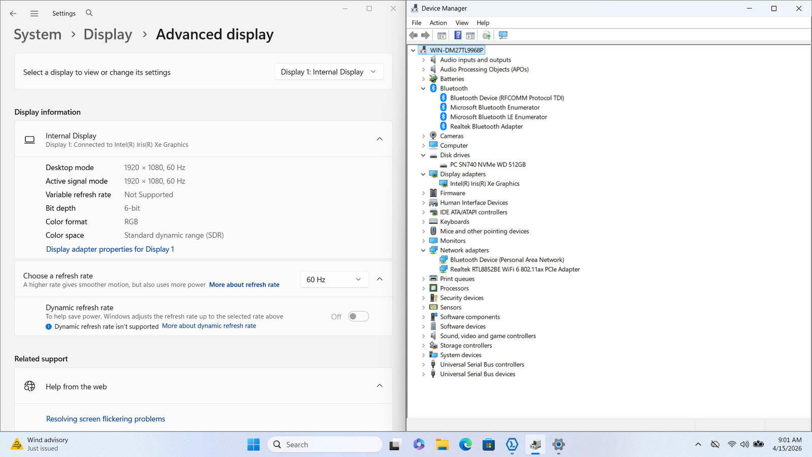 DELL Inspiron 15 3530 15″ FHD Touch 13TH I7-1355U 512GB SSD 16GB W11P *READ*