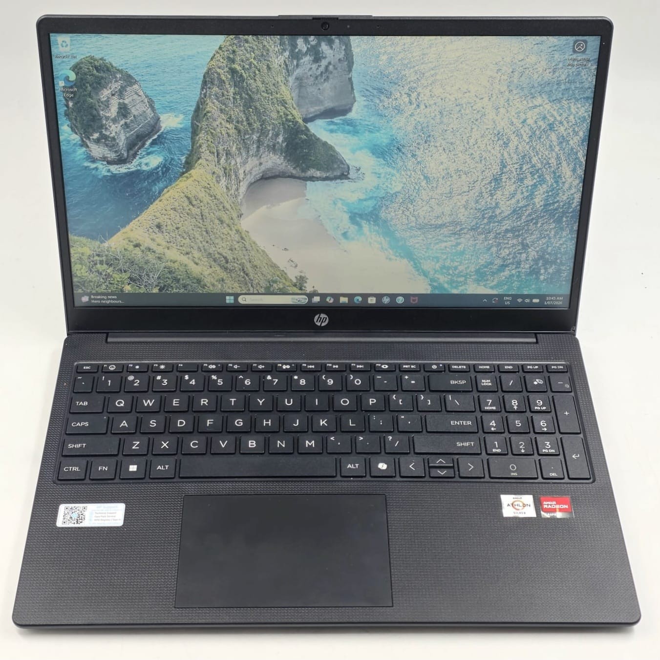HP Laptop 15 15-fc0565AU 15.6″ AMD Athlon Silver 7120U 8GB RAM 500GB SSD Windows