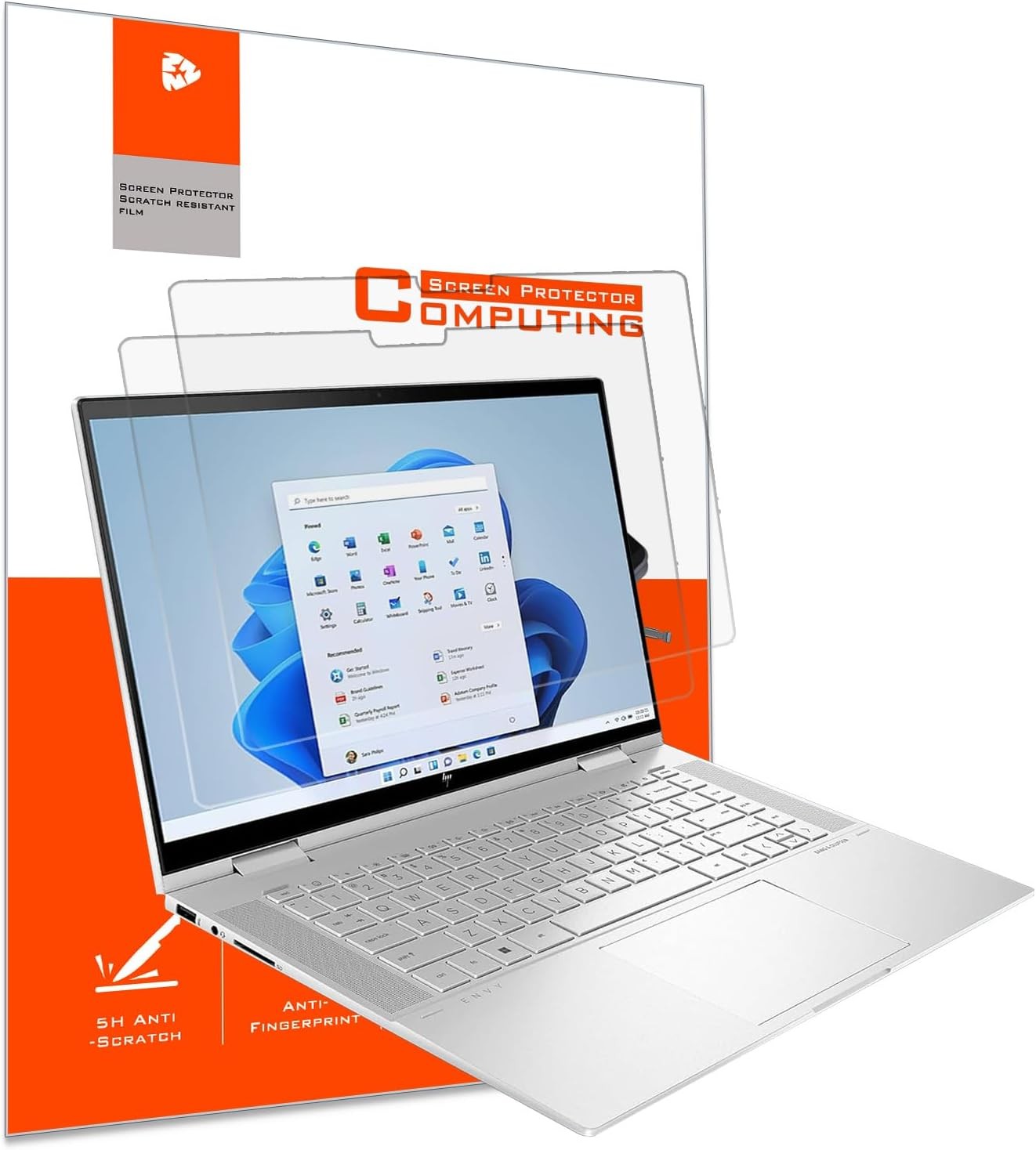 Matte Anti-Glare Screen Protector for 15.6″ HP Envy x360 2-in-1 Touch Screen Lap